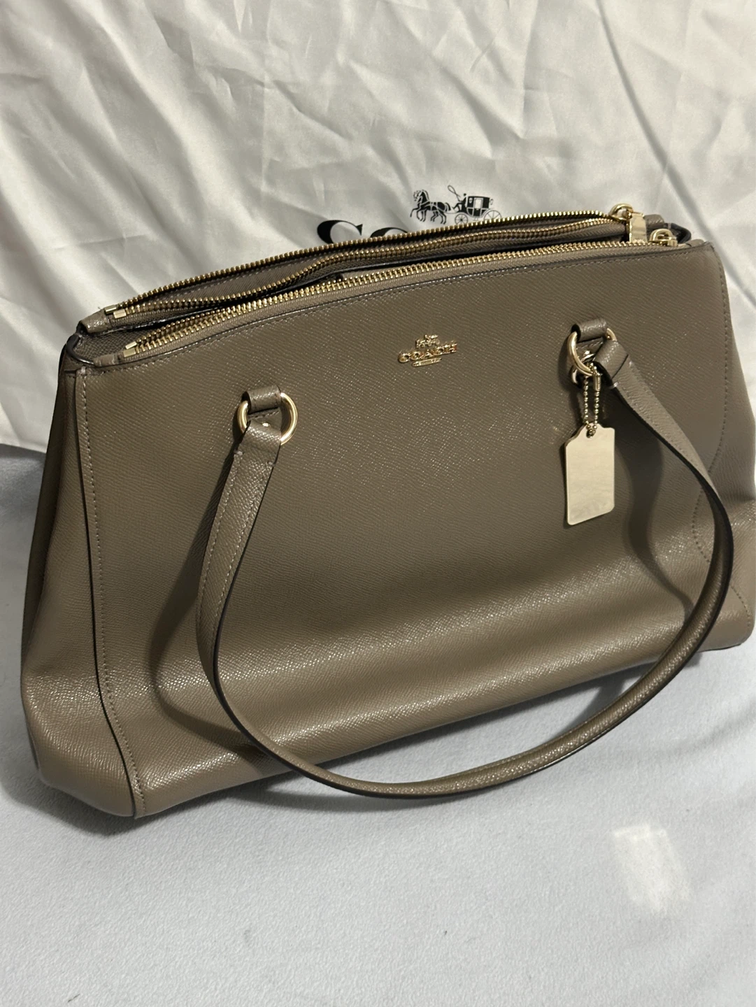 Coach Leather Tote Bag - photo 5