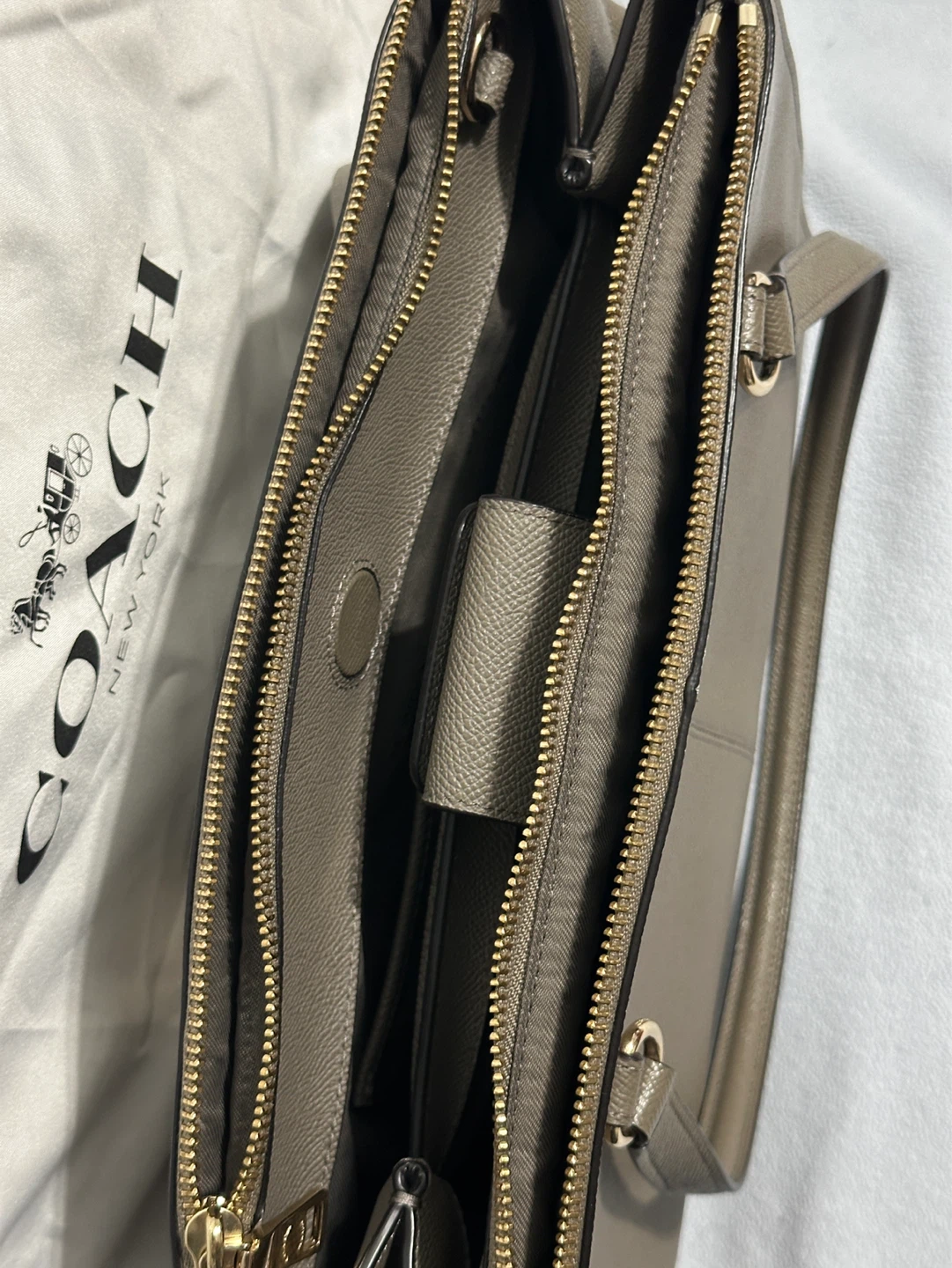 Coach Leather Tote Bag - photo 4