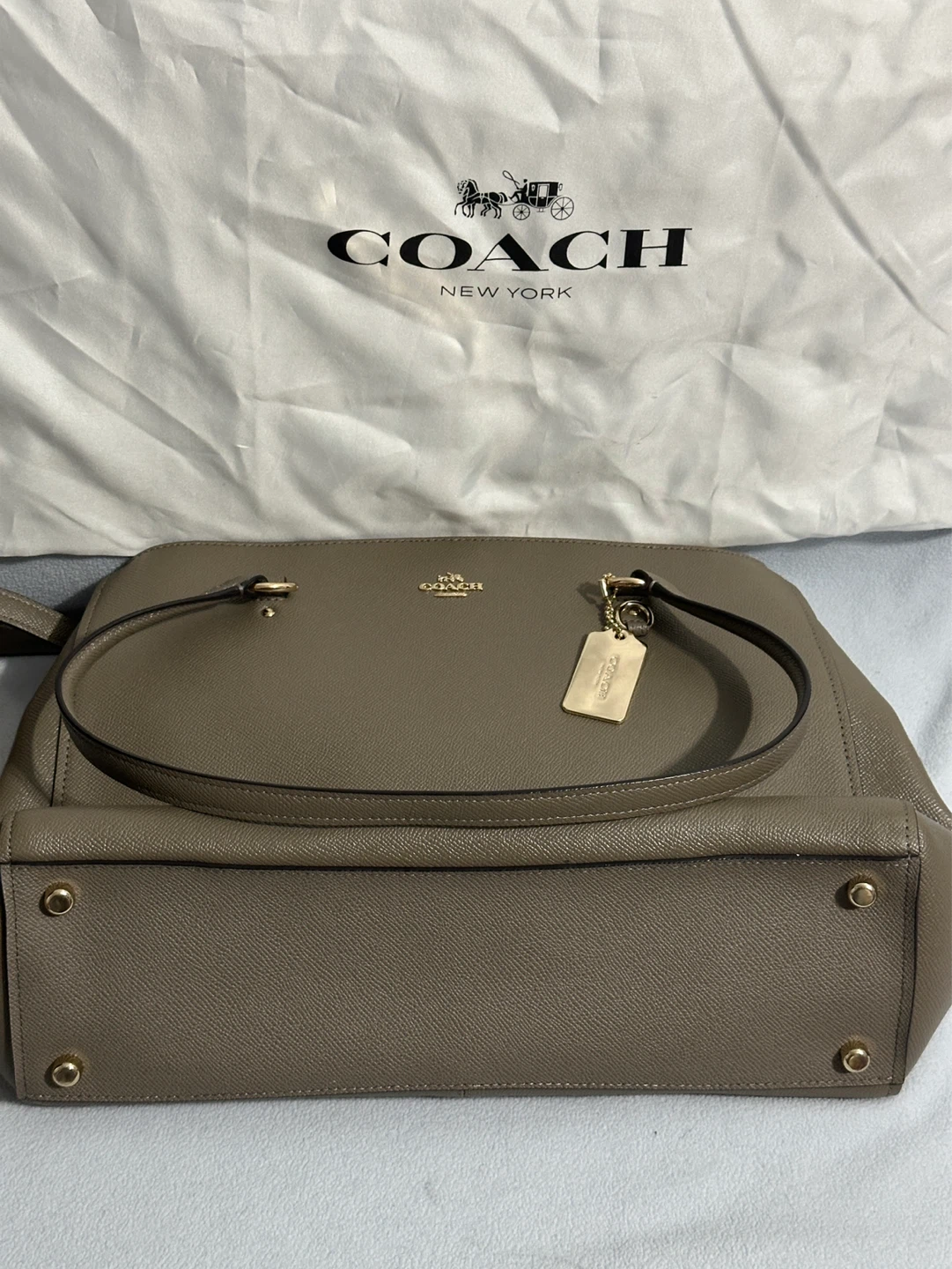 Coach Leather Tote Bag - photo 3