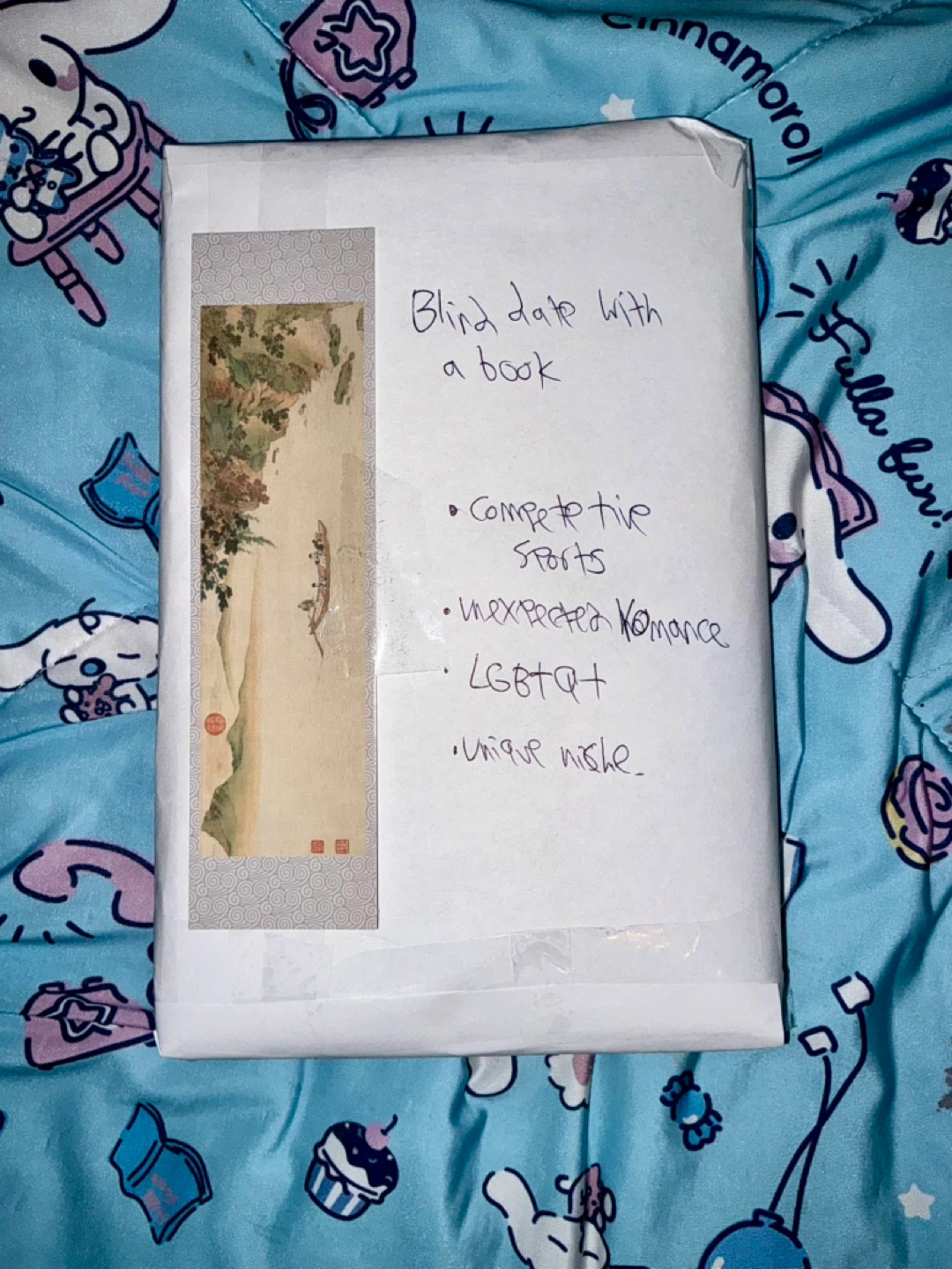 Blind Date With A Sports Novel (w/ free bookmark)