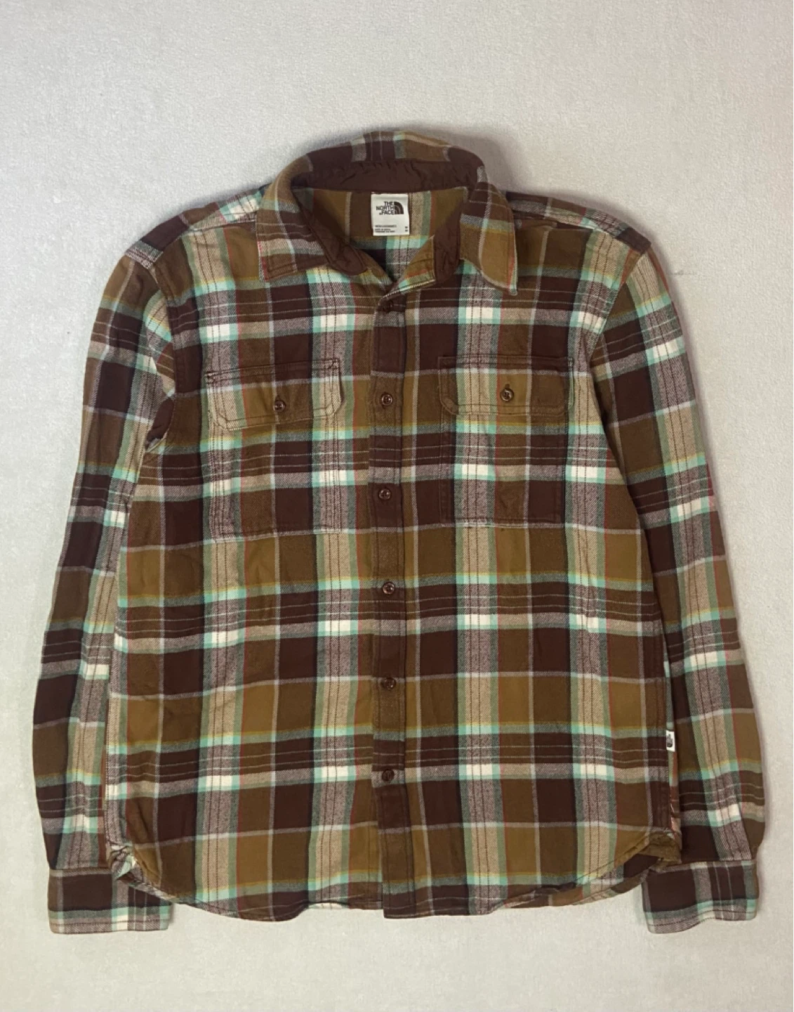 The North Face Plaid Flannel Shirt - Men's Medium
