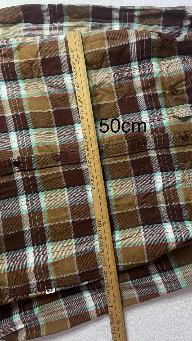 The North Face Plaid Flannel Shirt - Men's Medium - photo 5