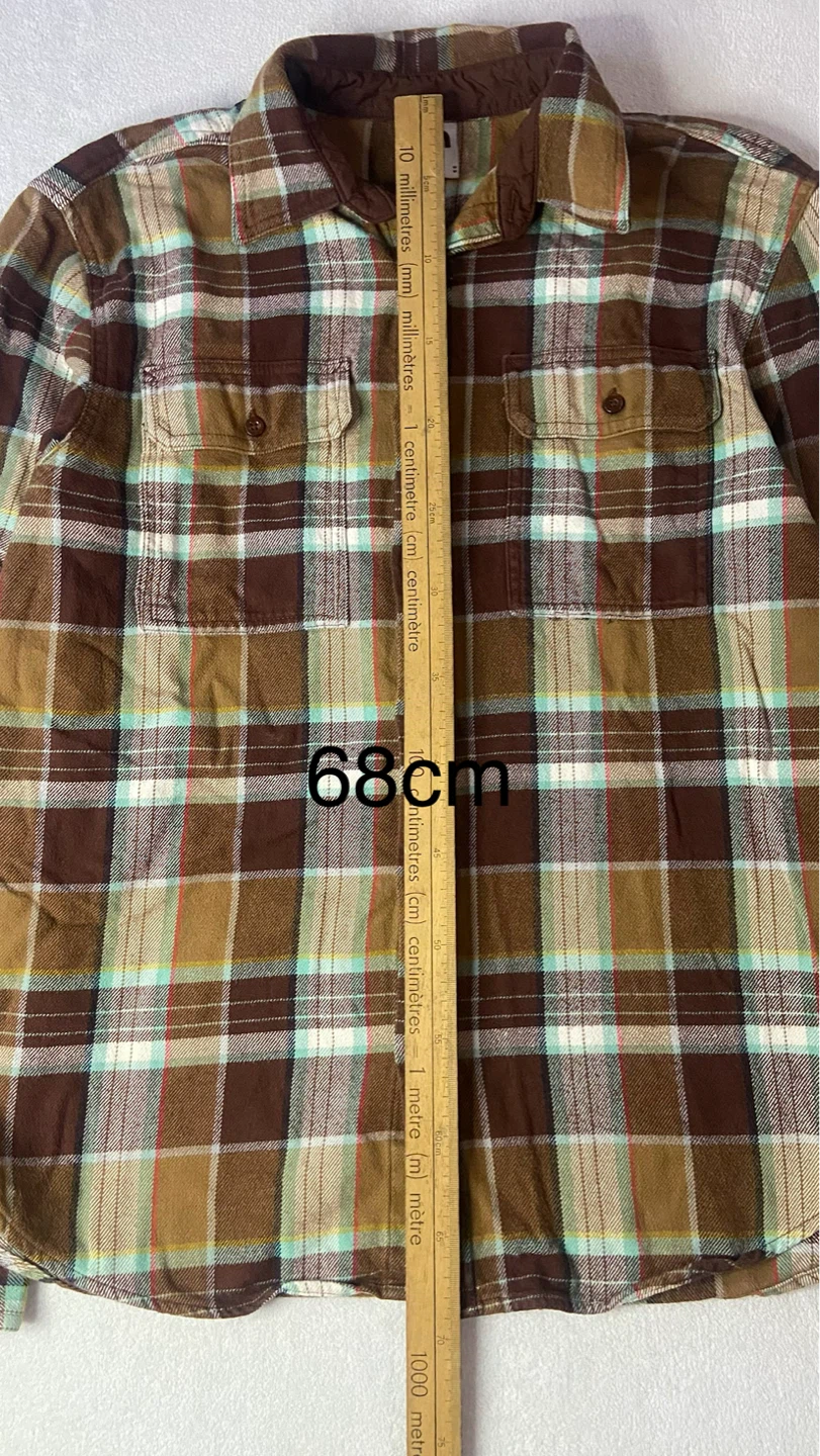 The North Face Plaid Flannel Shirt - Men's Medium - photo 4