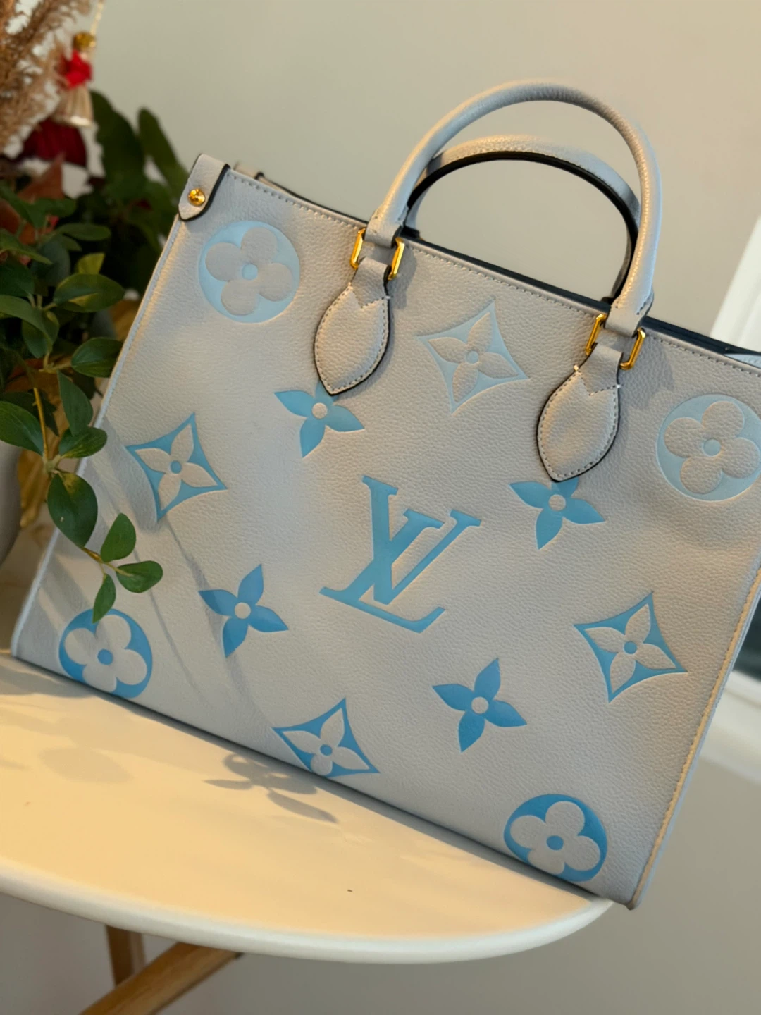 Women’s Monogram Tote Bag - Light Blue - photo 4