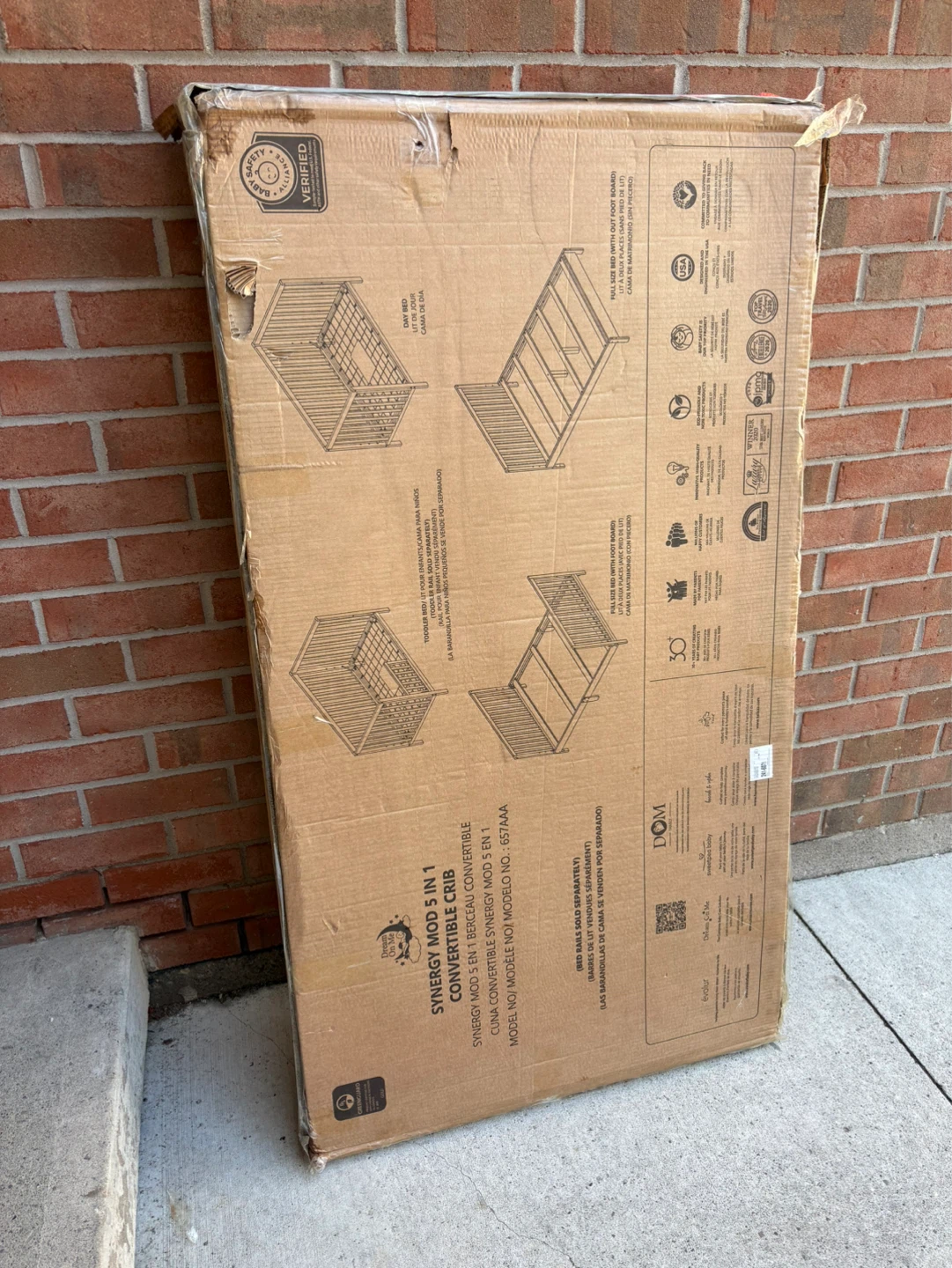 Dream On Me Synergy Mod 5 in 1 Convertible Crib - photo 2