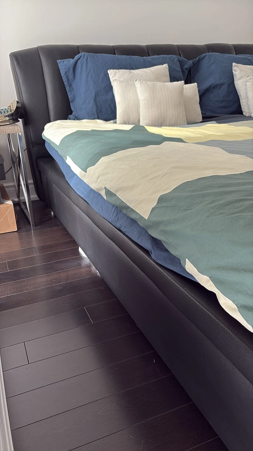 Leather king size bed - photo 2
