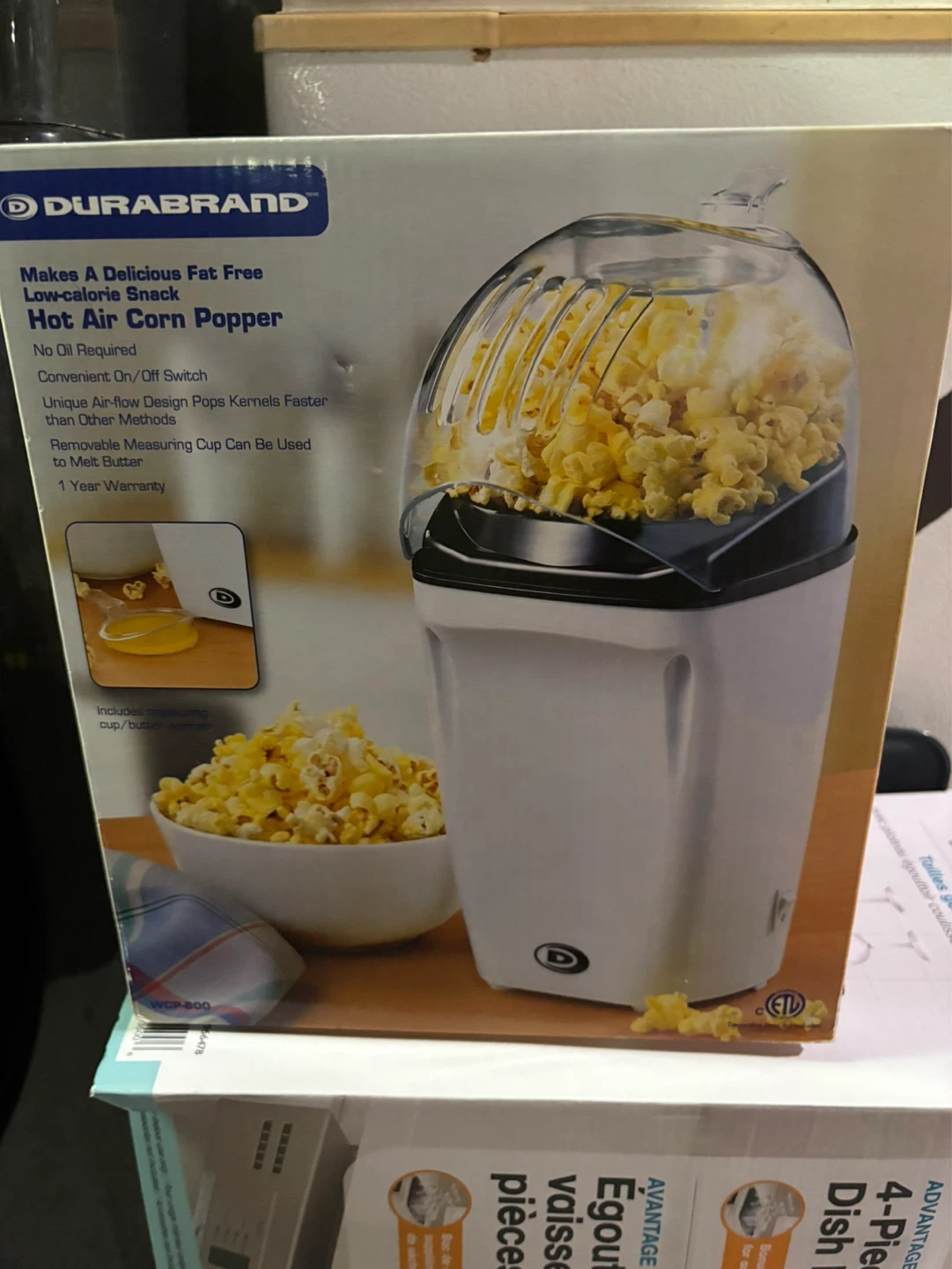 Durabrnad Hot Air Corn Popper