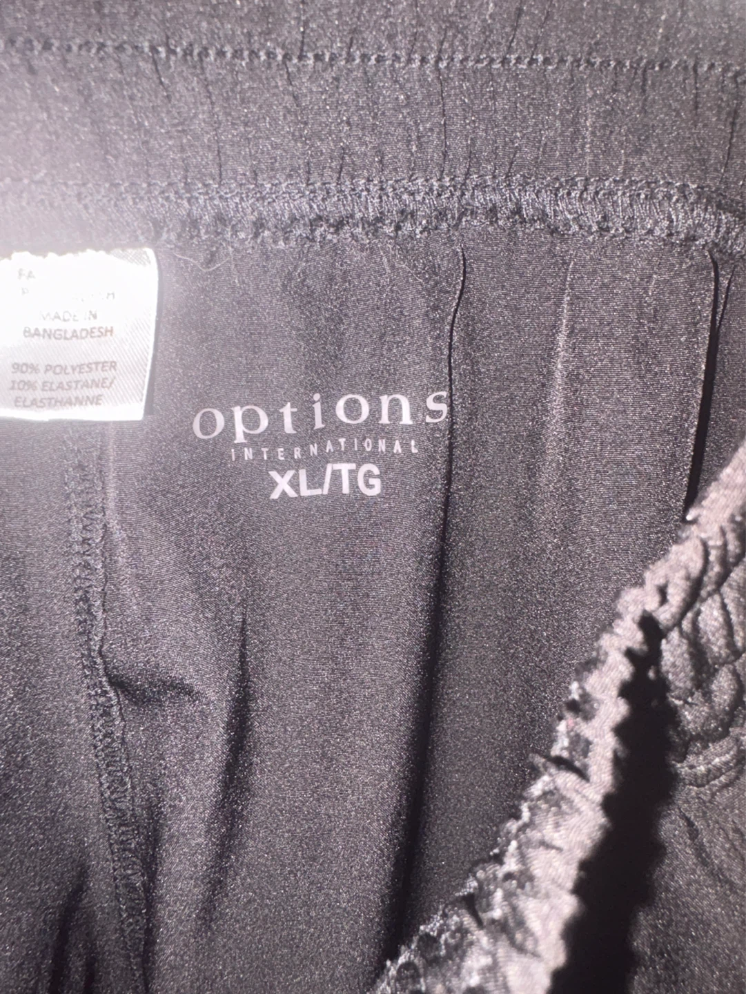 Options International Black Joggers XL/TG - photo 2