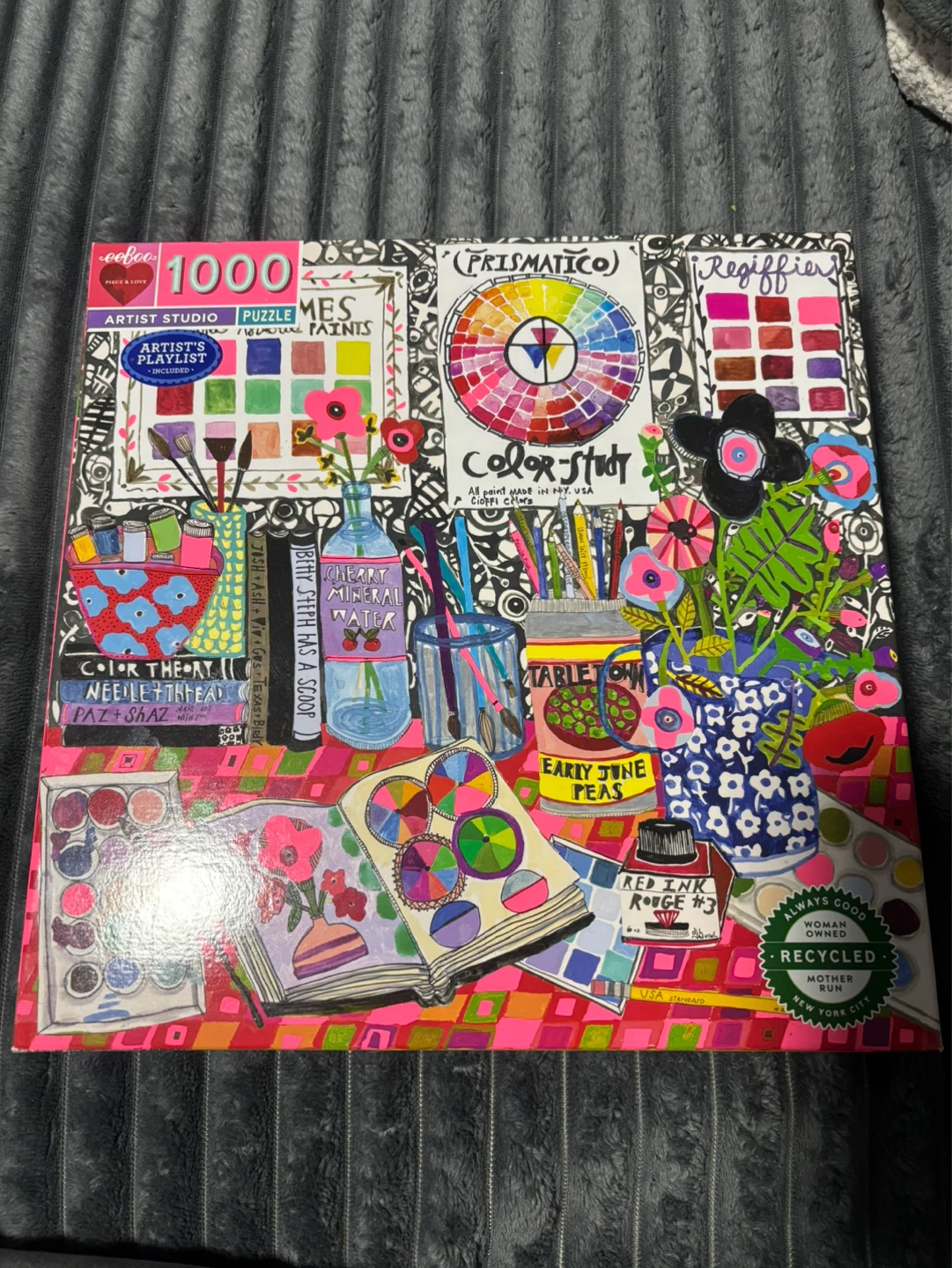 Color Study Artist Studio 1000 Piece Puzzle