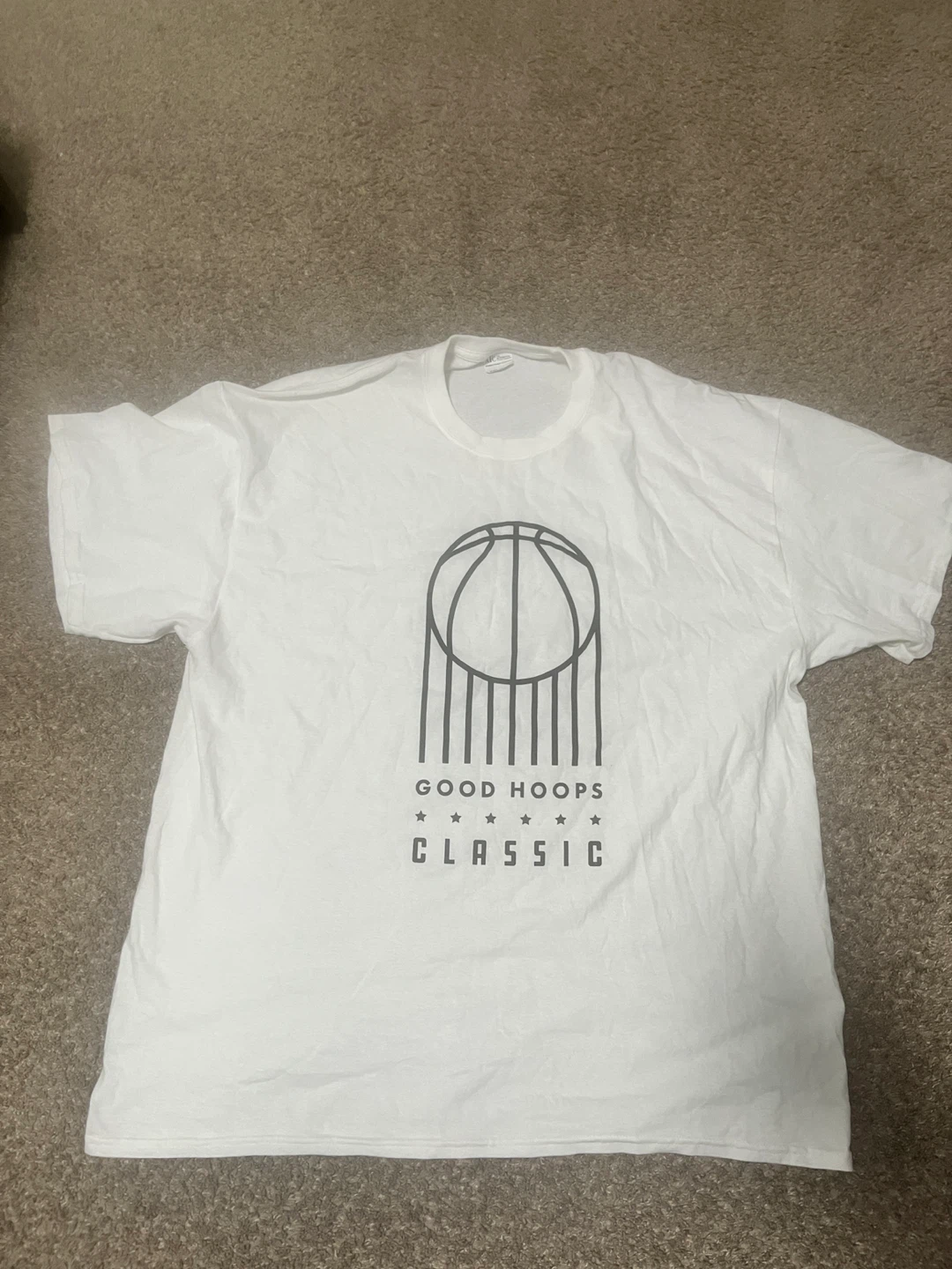 White Good Hoops Classic T-Shirt