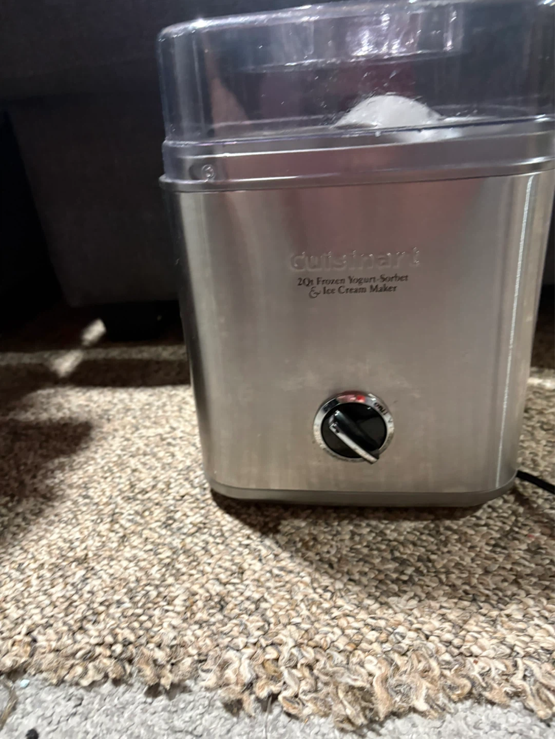 Cuisinart 2 Qt Frozen Yogurt Sorbet Ice Cream Maker