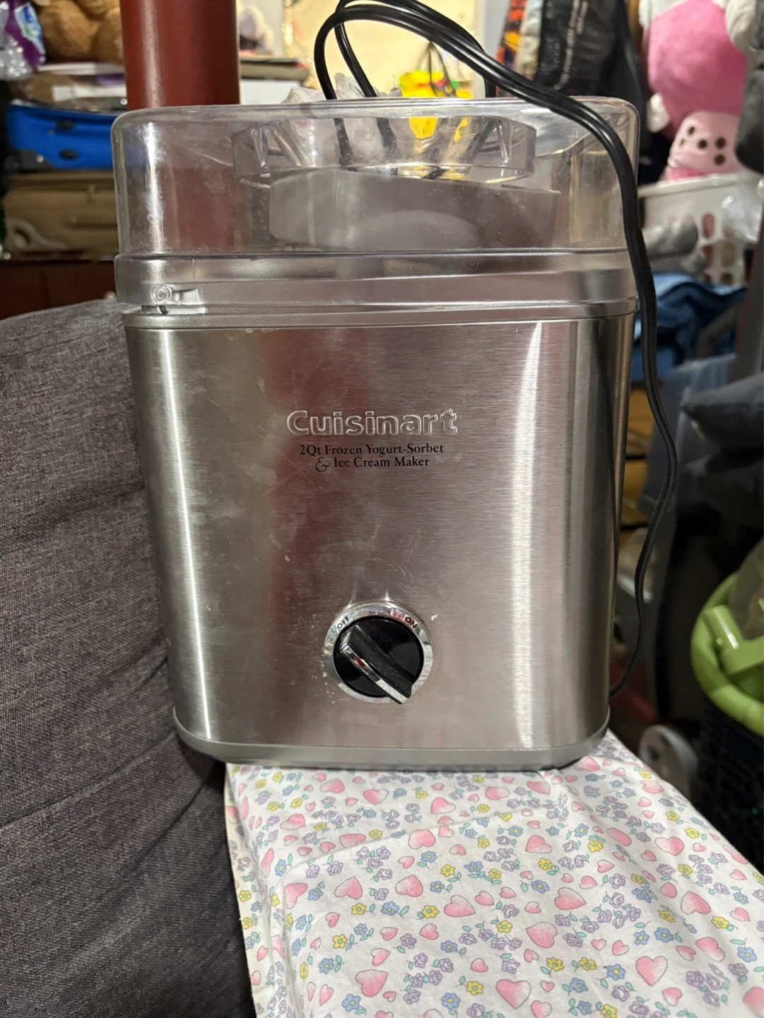 Cuisinart 2 Qt Frozen Yogurt Sorbet Ice Cream Maker - photo 2