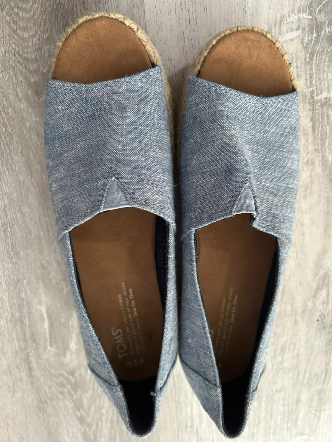 TOMS Women's Espadrille Flats Size 7.5 - photo 2
