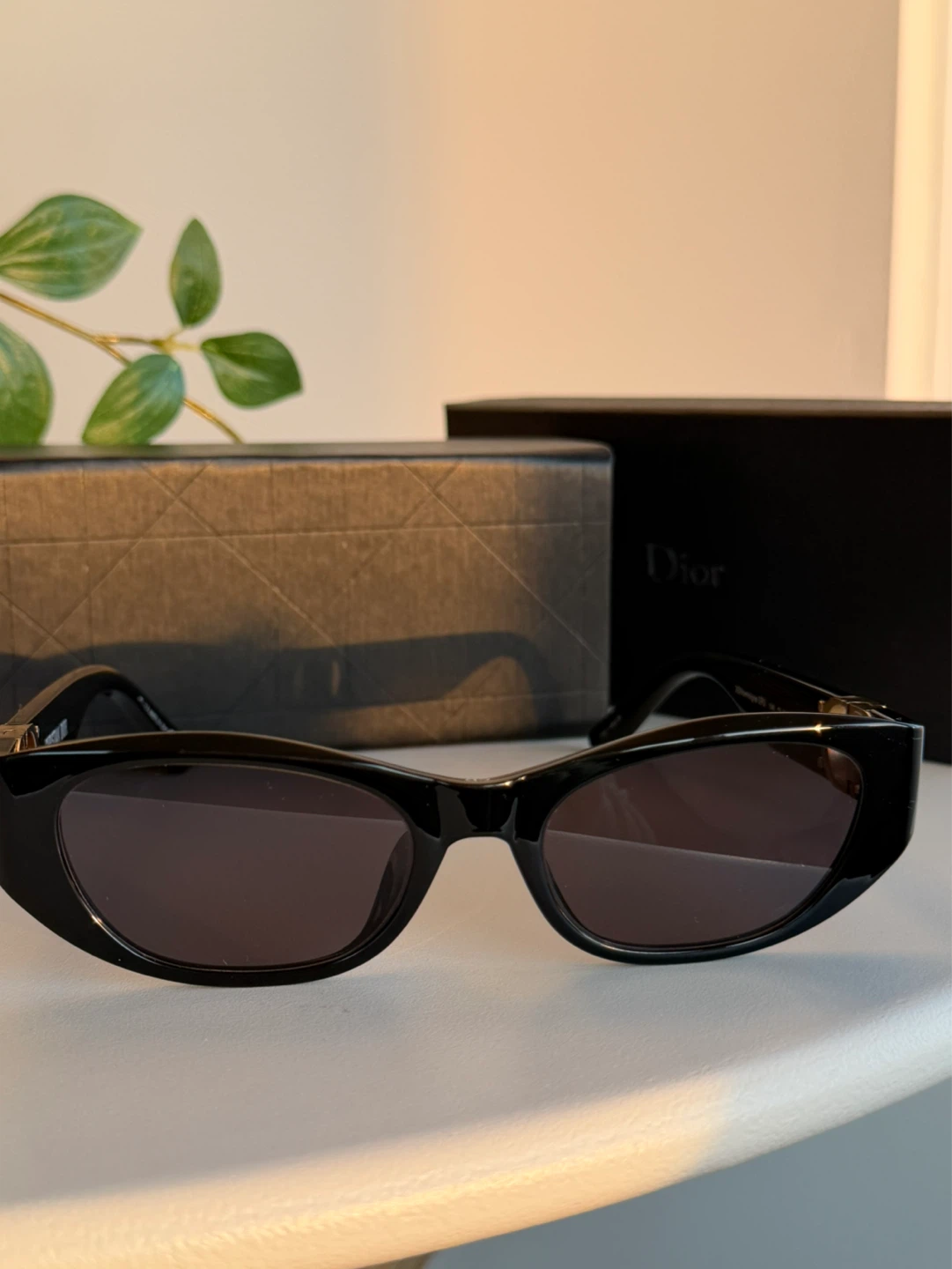 Black Cat-Eye Sunglasses