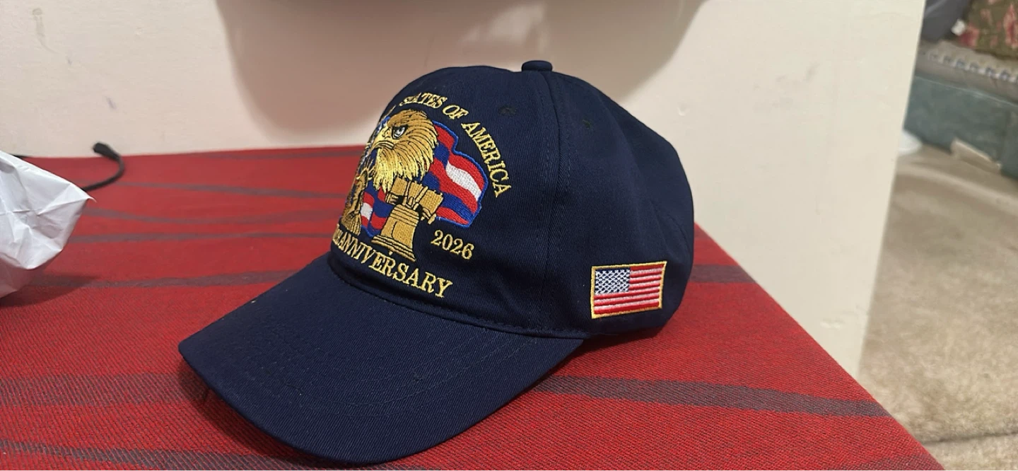 USA 250th Anniversary Baseball Cap 1776-2026