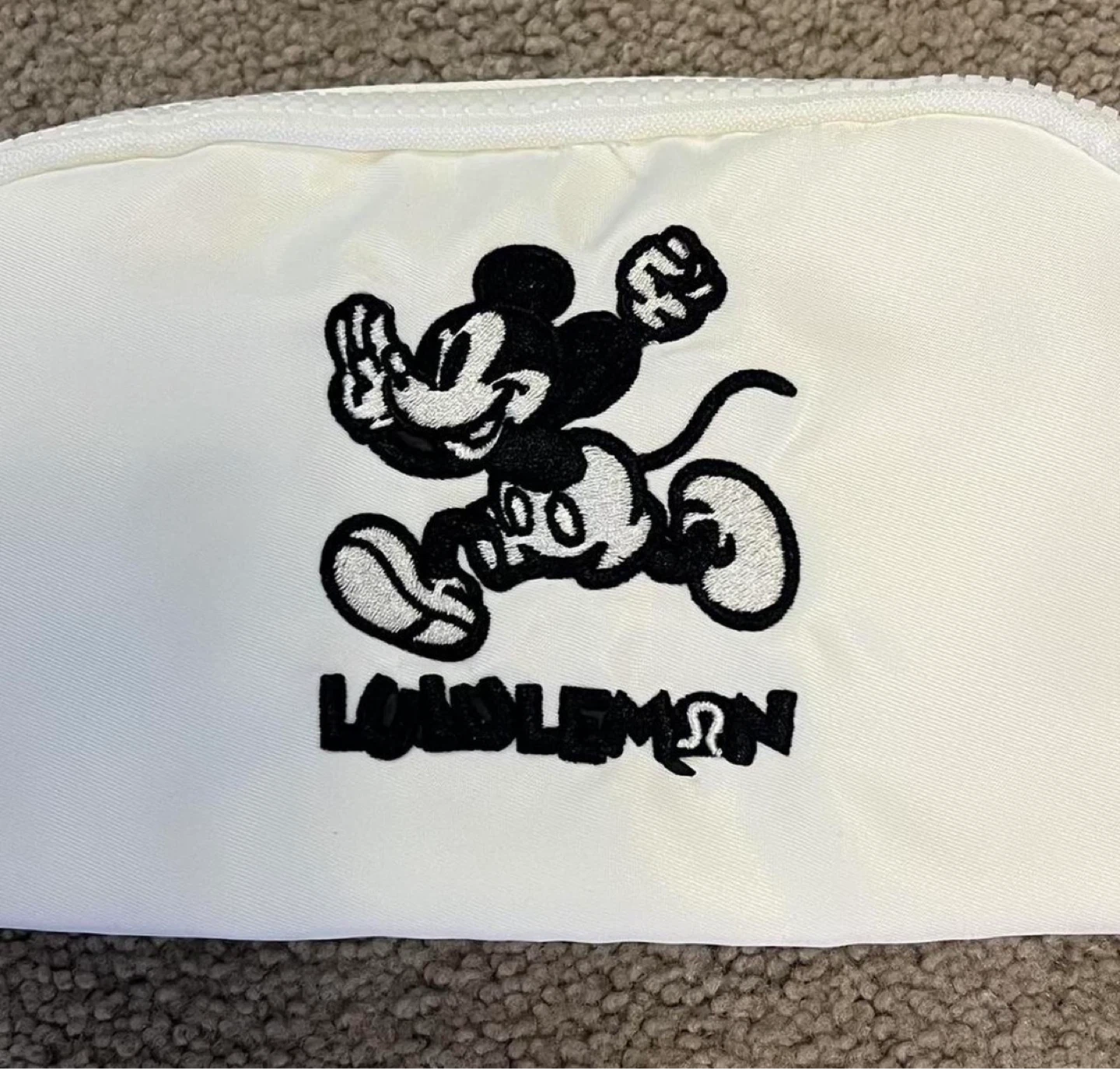 Lululemon x Disney Mickey Mouse Belt Bag White 1L