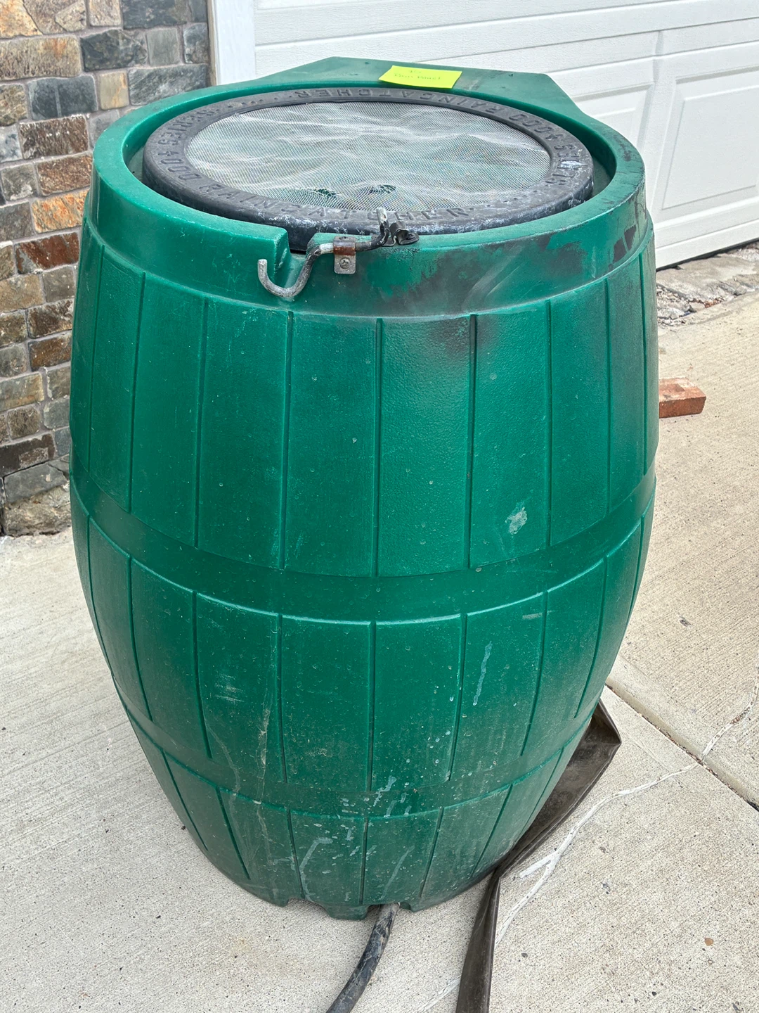 Green Rain Barrel