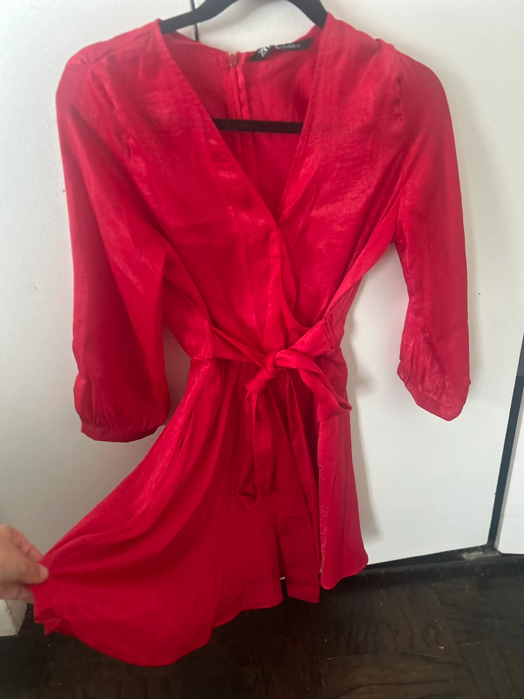 Zara Red Wrap Dress - photo 2