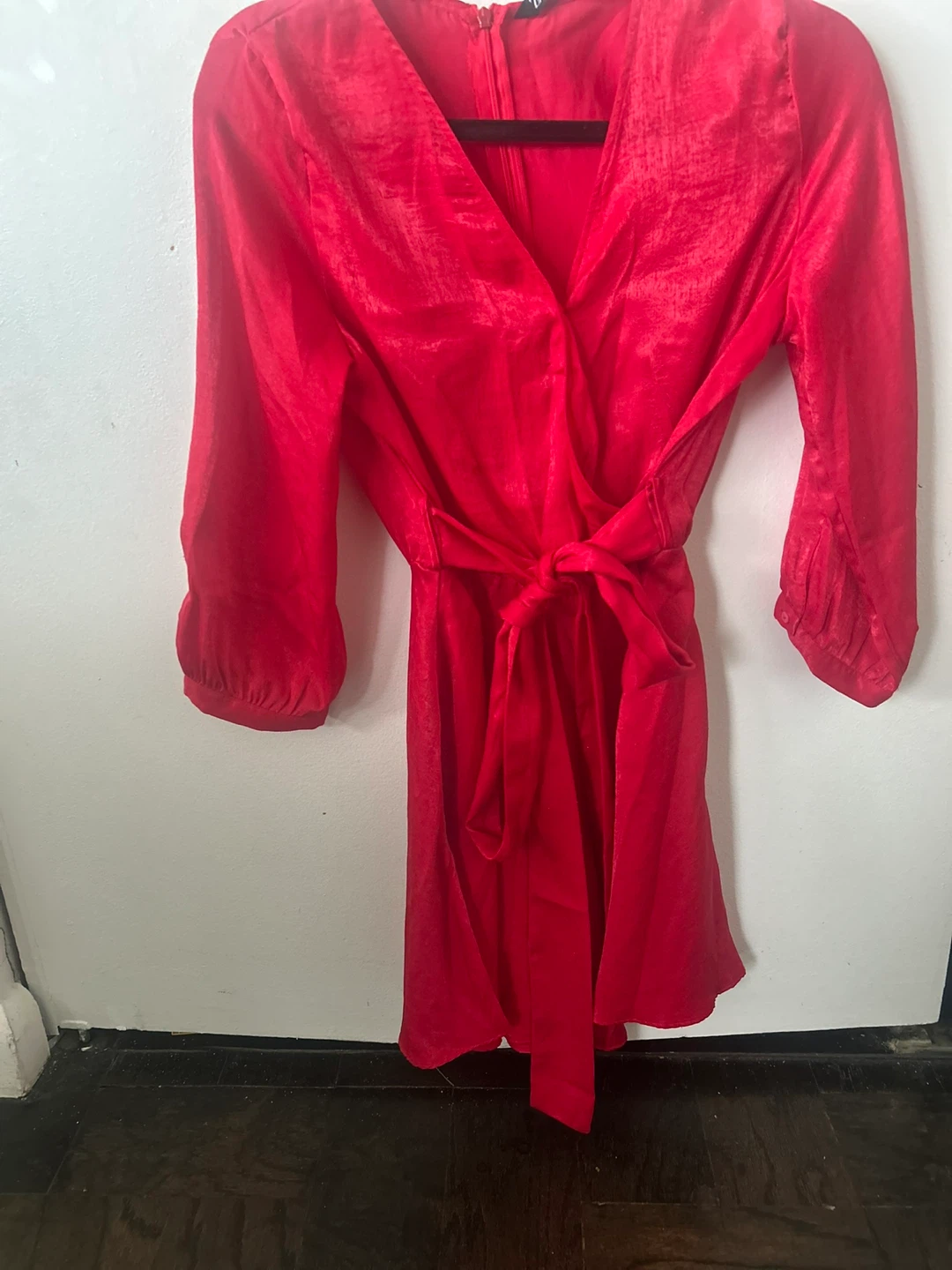 Zara Red Wrap Dress