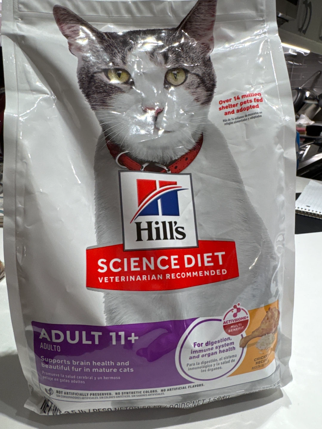 Hill’s science diet adult 11+ cat food