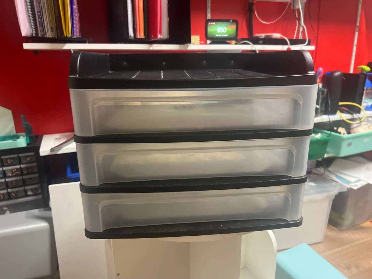 3-Drawer Plastic Storage Organizer