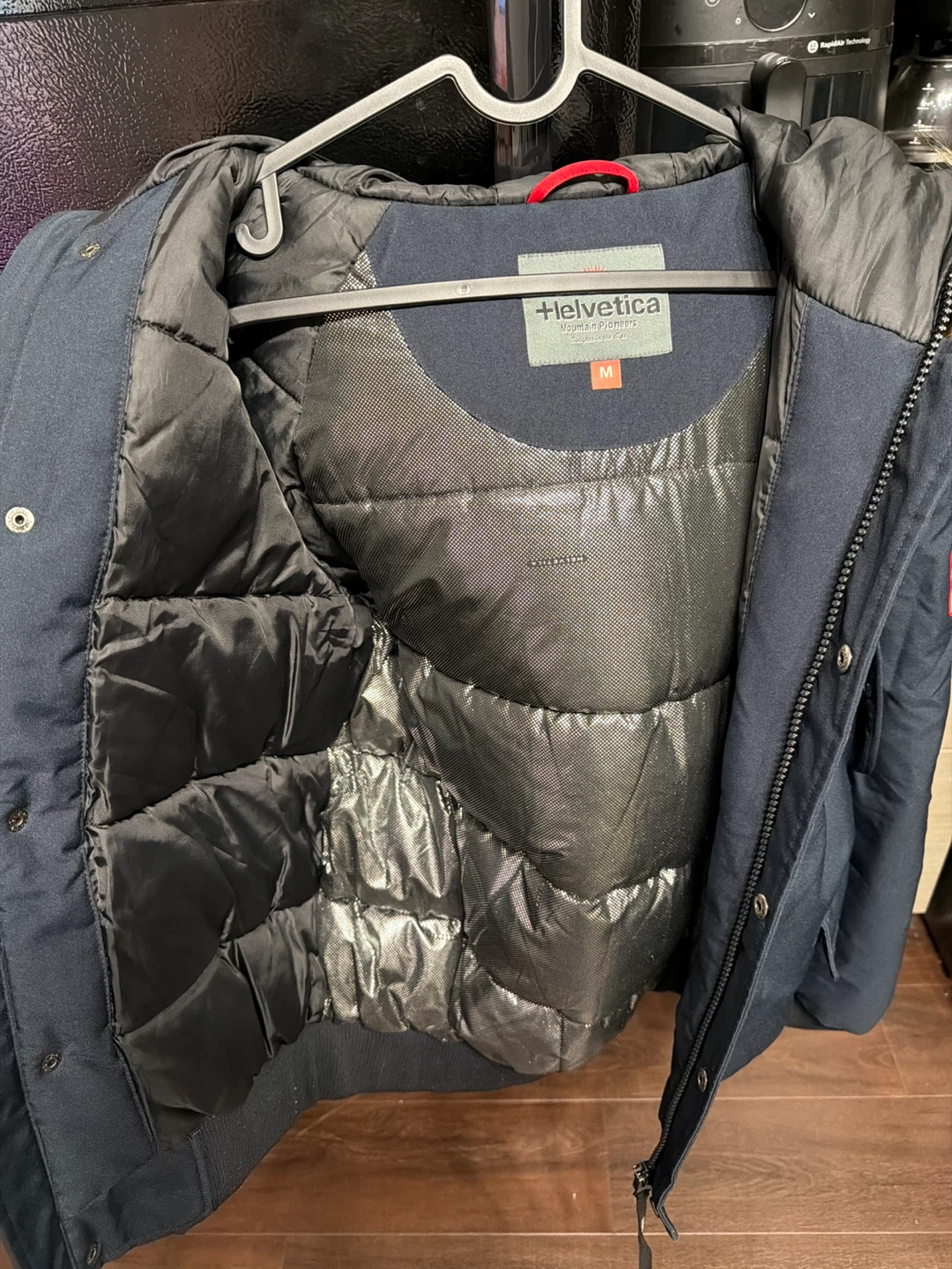 Helvetica Mountain Pioneers Bomber Jacket - Size M - photo 4