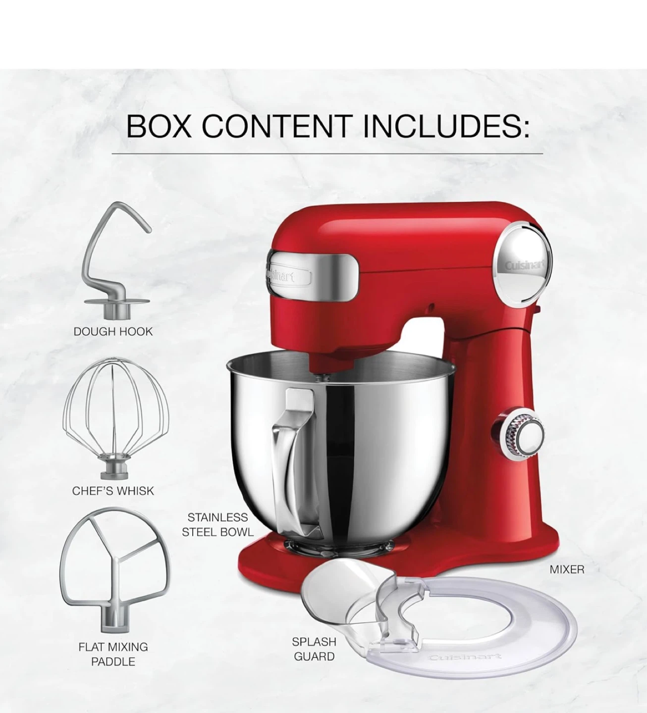 Cuisinart Precision Master Stand Mixer - Red - photo 2