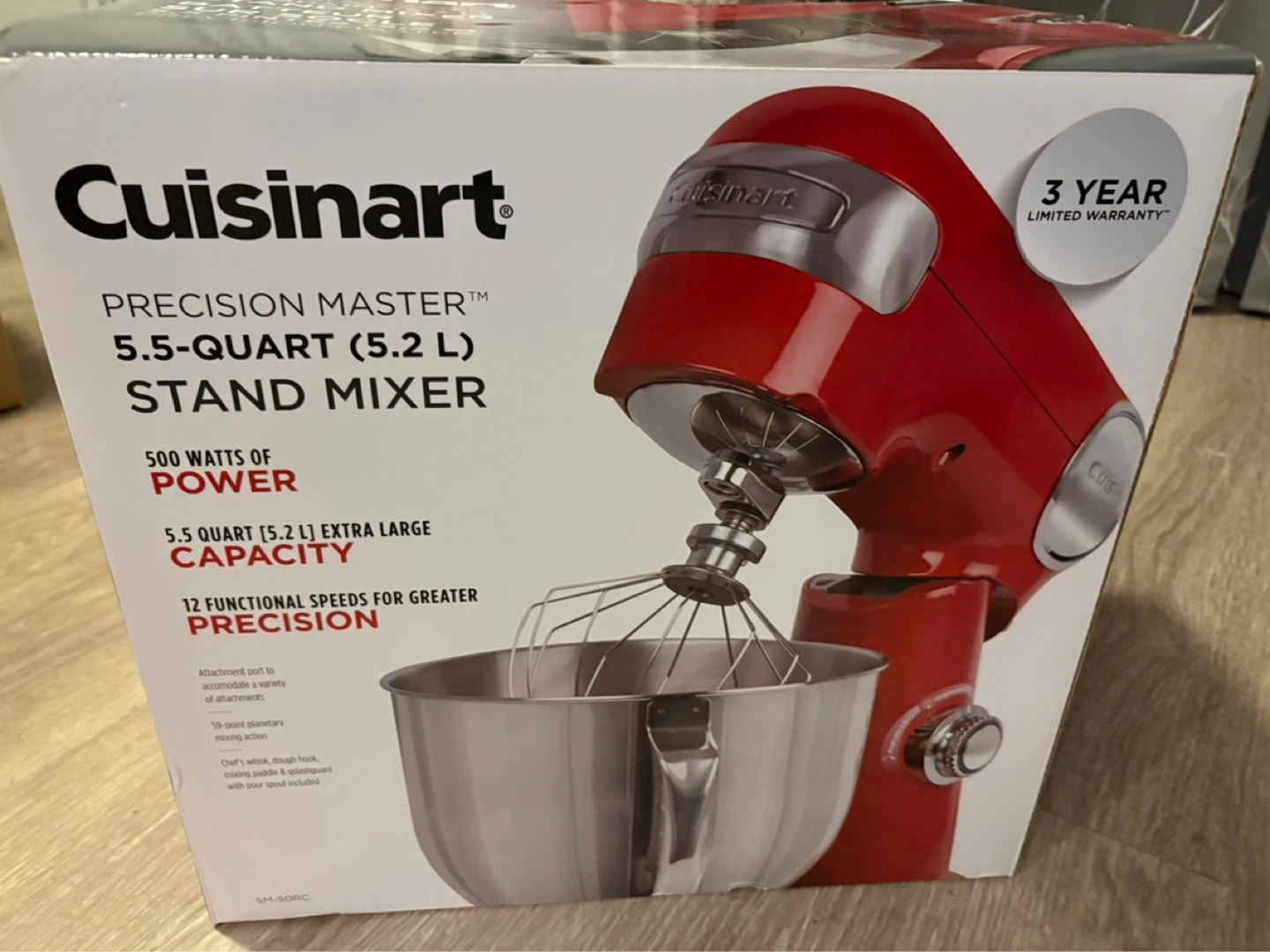 Cuisinart Precision Master Stand Mixer - Red