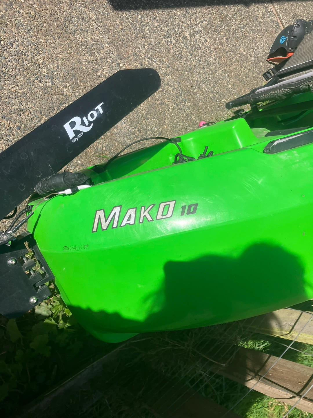 Riot Kayaks Mako 10 Kayak with Trolling Motor and Wheels - photo 2