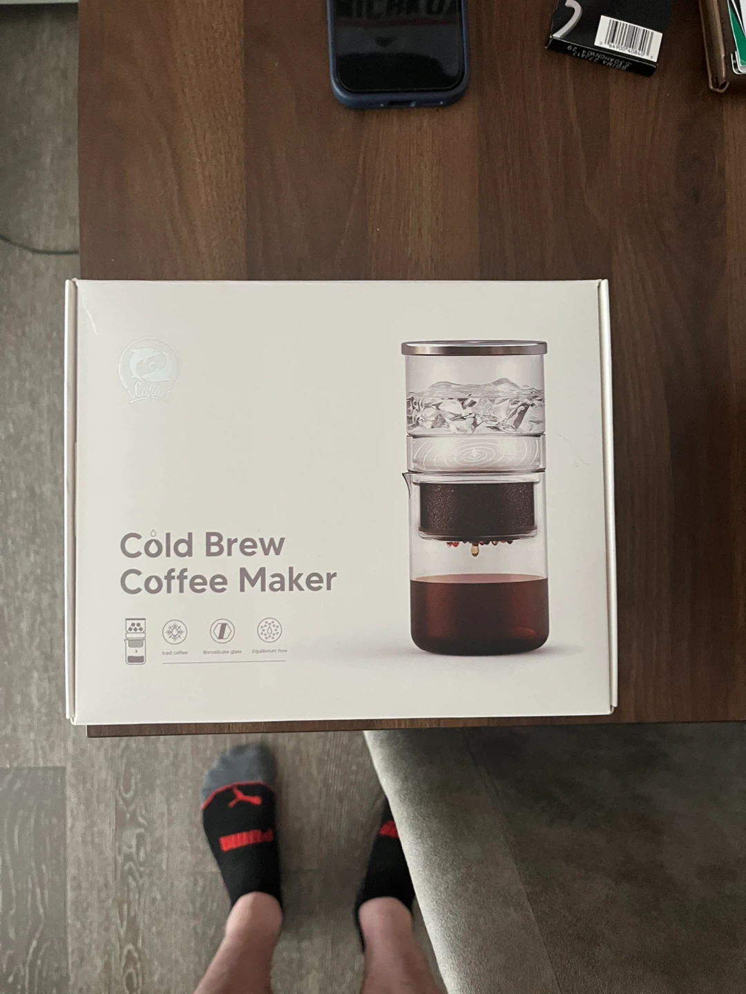 Cold Brew Coffee Maker - Borosilicate Glass