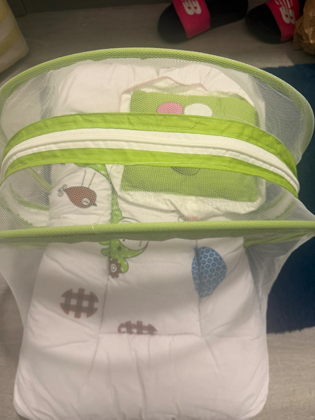 Baby Mosquito Net Crib with Mattress