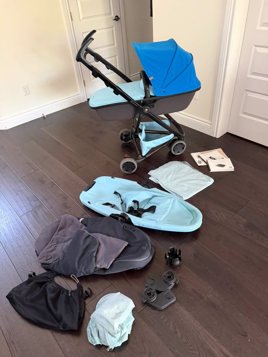 Stroller with Accessories Quinny Zapp Flex Blue