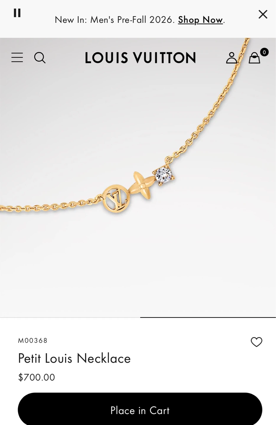 Louis Vuitton Petit Louis Necklace - photo 3