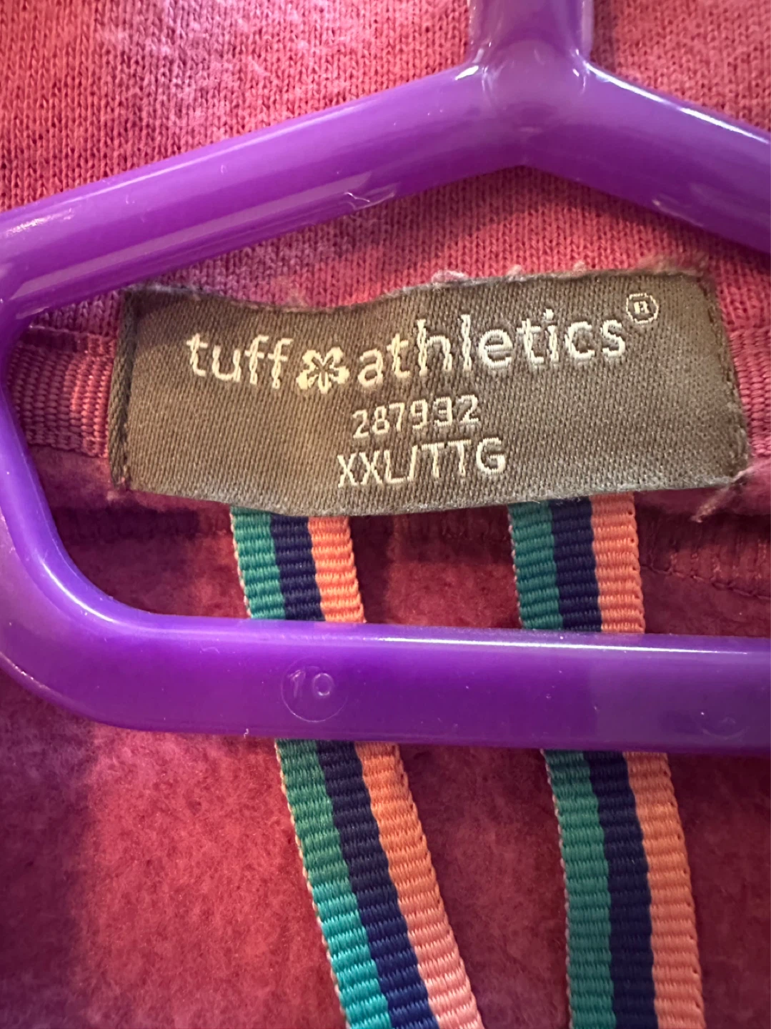 Tuff Athletics Pink Full Zip sweater. XXL/TTG - photo 2