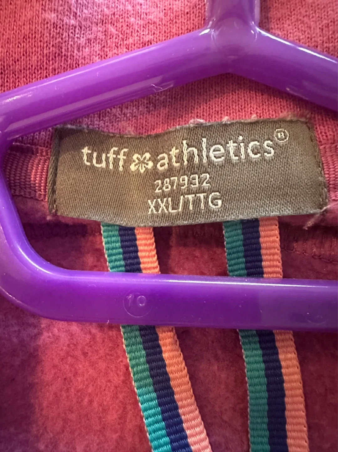 Tuff Athletics Pink Full Zip sweater. XXL/TTG - photo 2