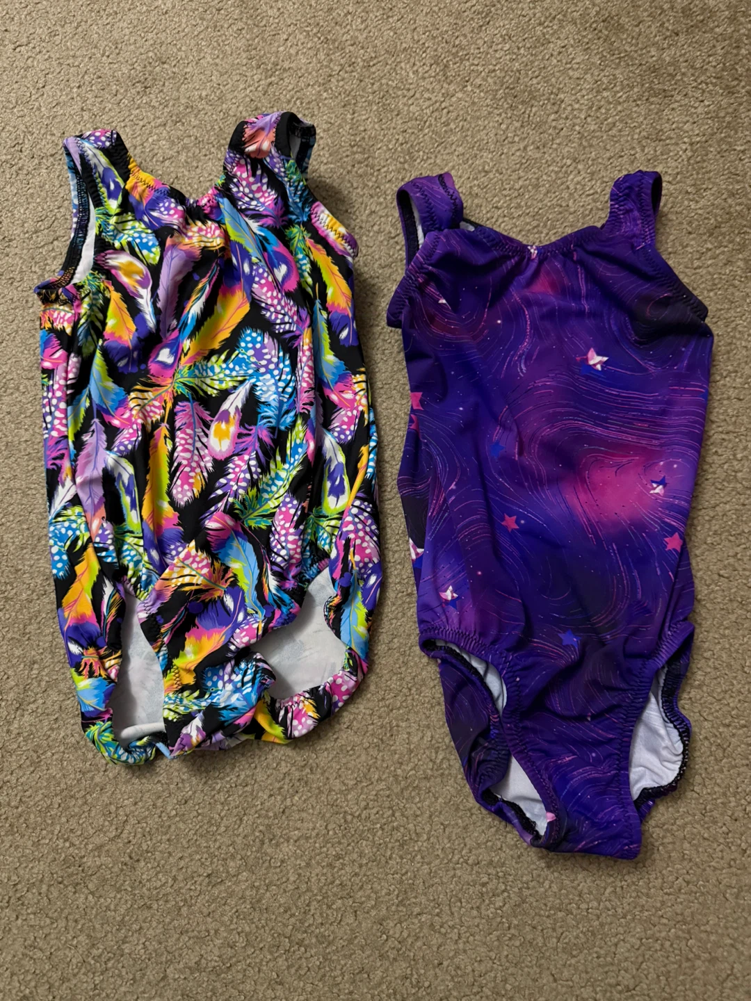 Girls Gymnastics Leotards - 2 Pack