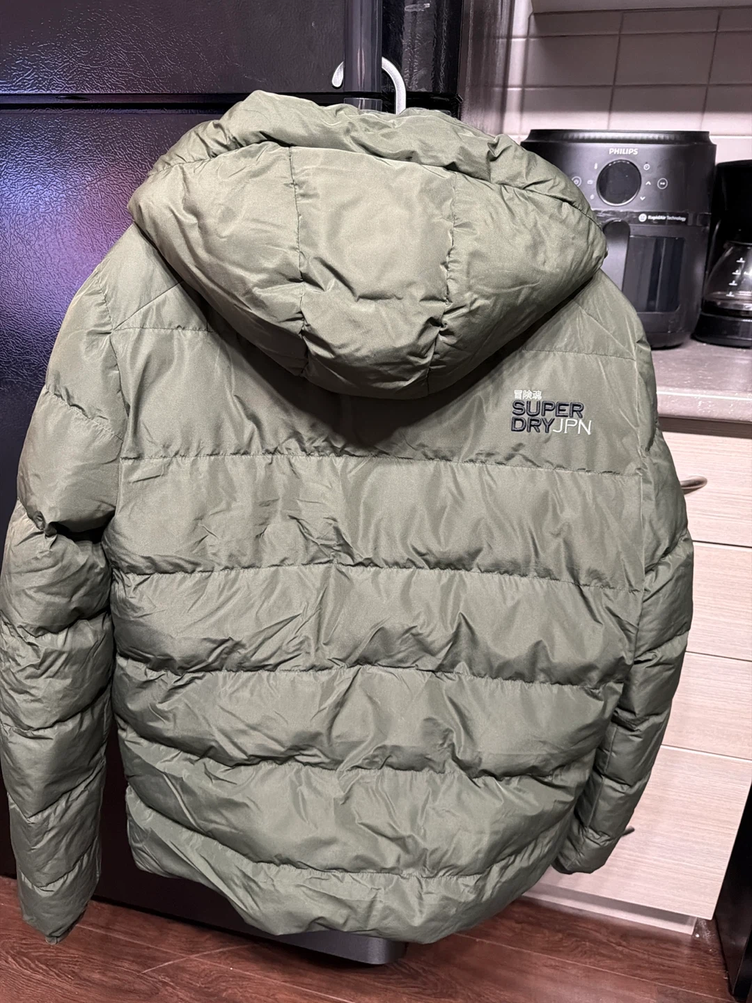 Superdry Puffer Jacket - Khaki Green - photo 4