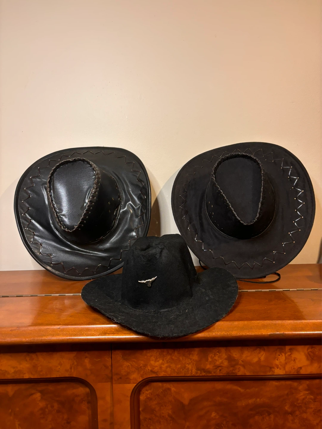 Black Western / Cowboy Hat Bundle – 3 Hats
