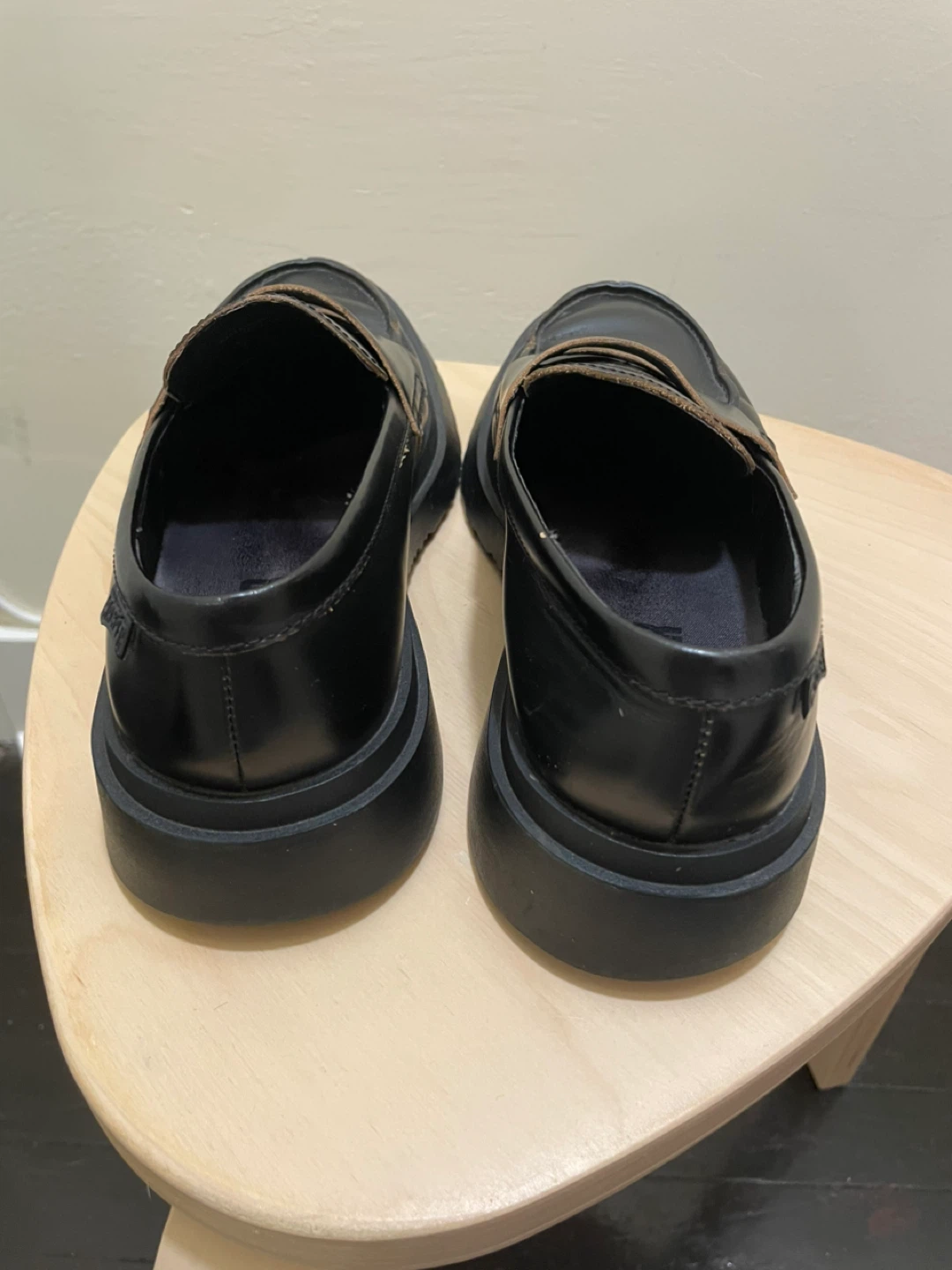 Camper Black Walden Loafers - womens size 8 - photo 3