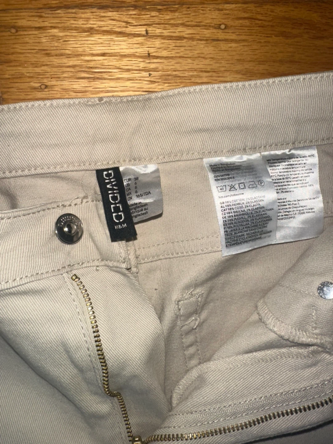 Divided by H&M Women's Flare Pants Khaki Size 38/6 - photo 3