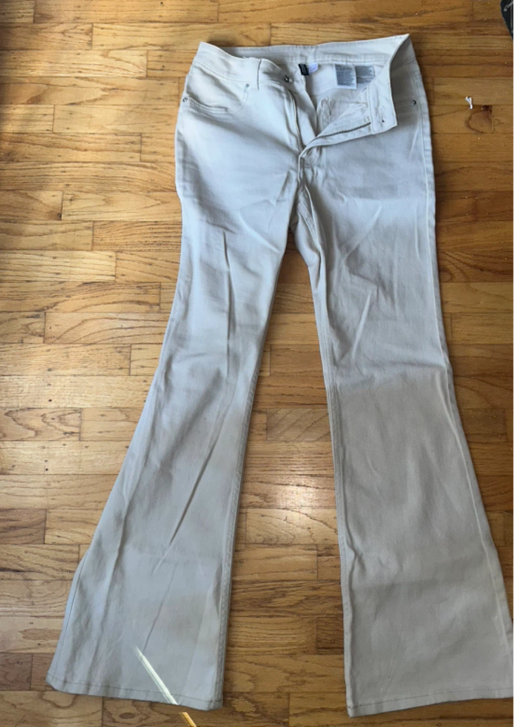 Divided by H&M Women's Flare Pants Khaki Size 38/6