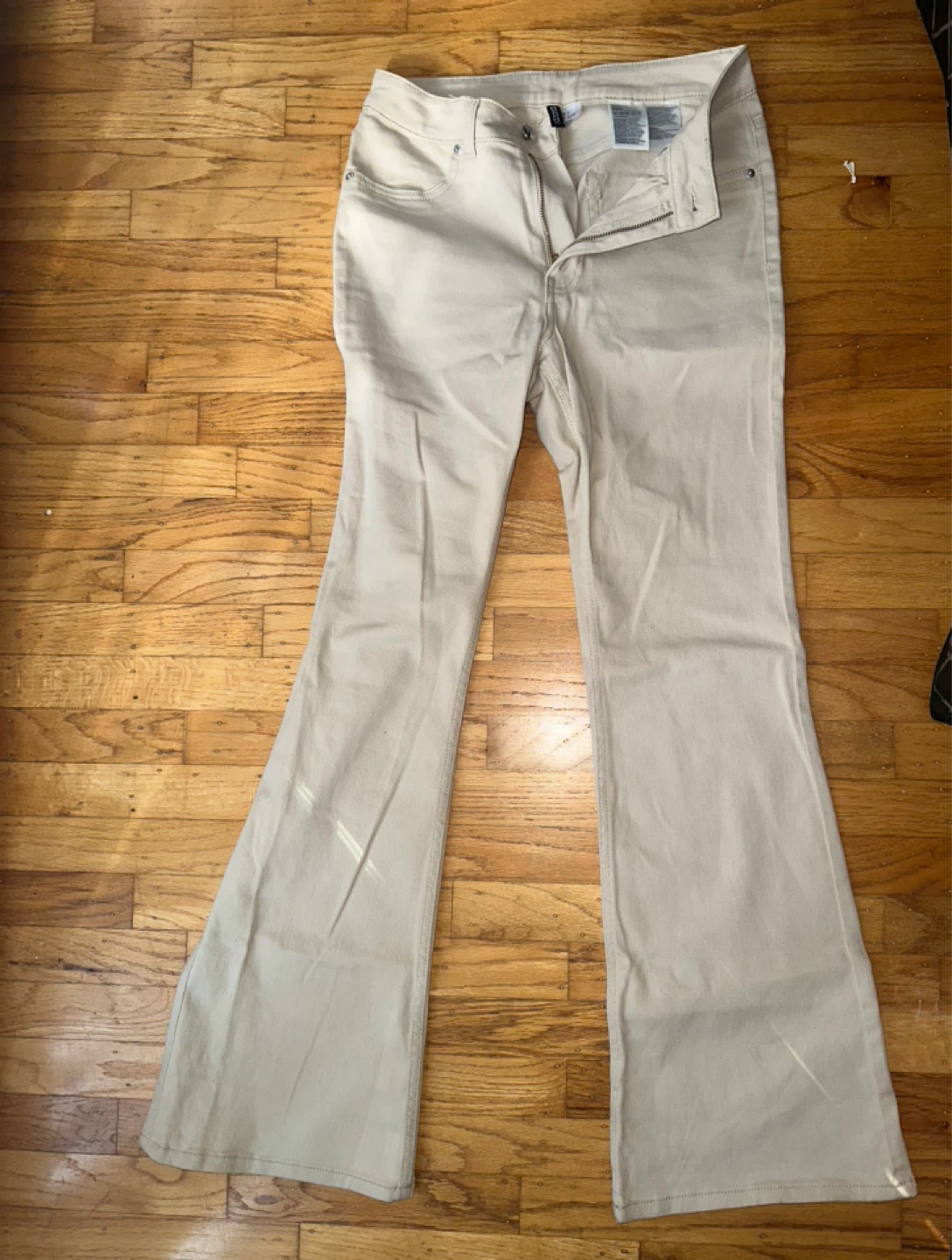 Divided by H&M Women's Flare Pants Khaki Size 38/6 - photo 2