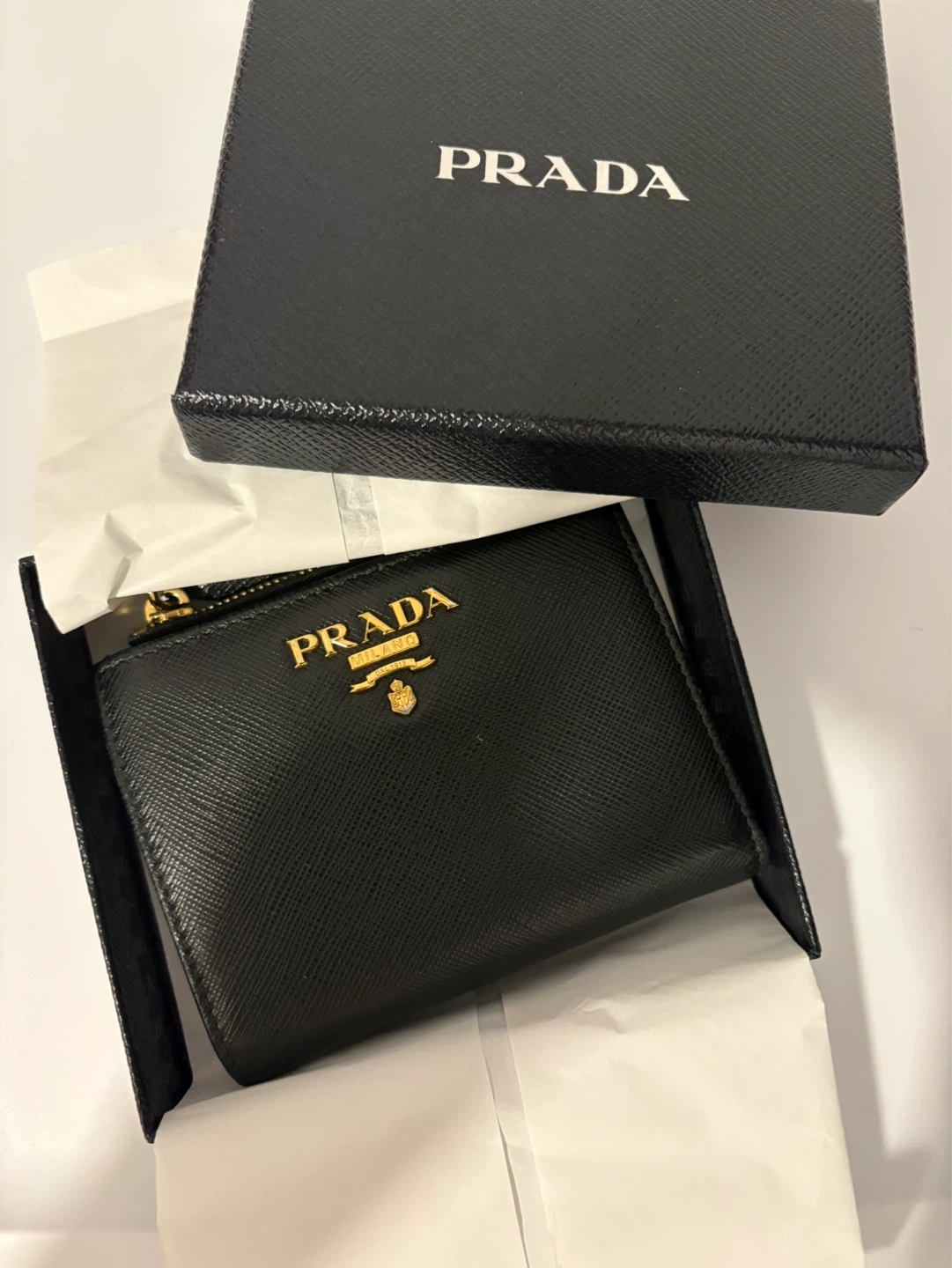 PRADA Black Saffiano Leather Wallet - photo 5