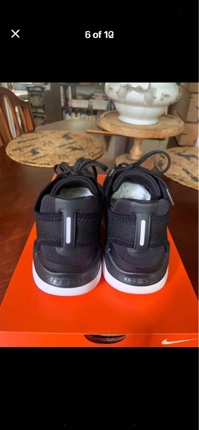 Nike Free RN 2018 Running Shoes - Black White - photo 5