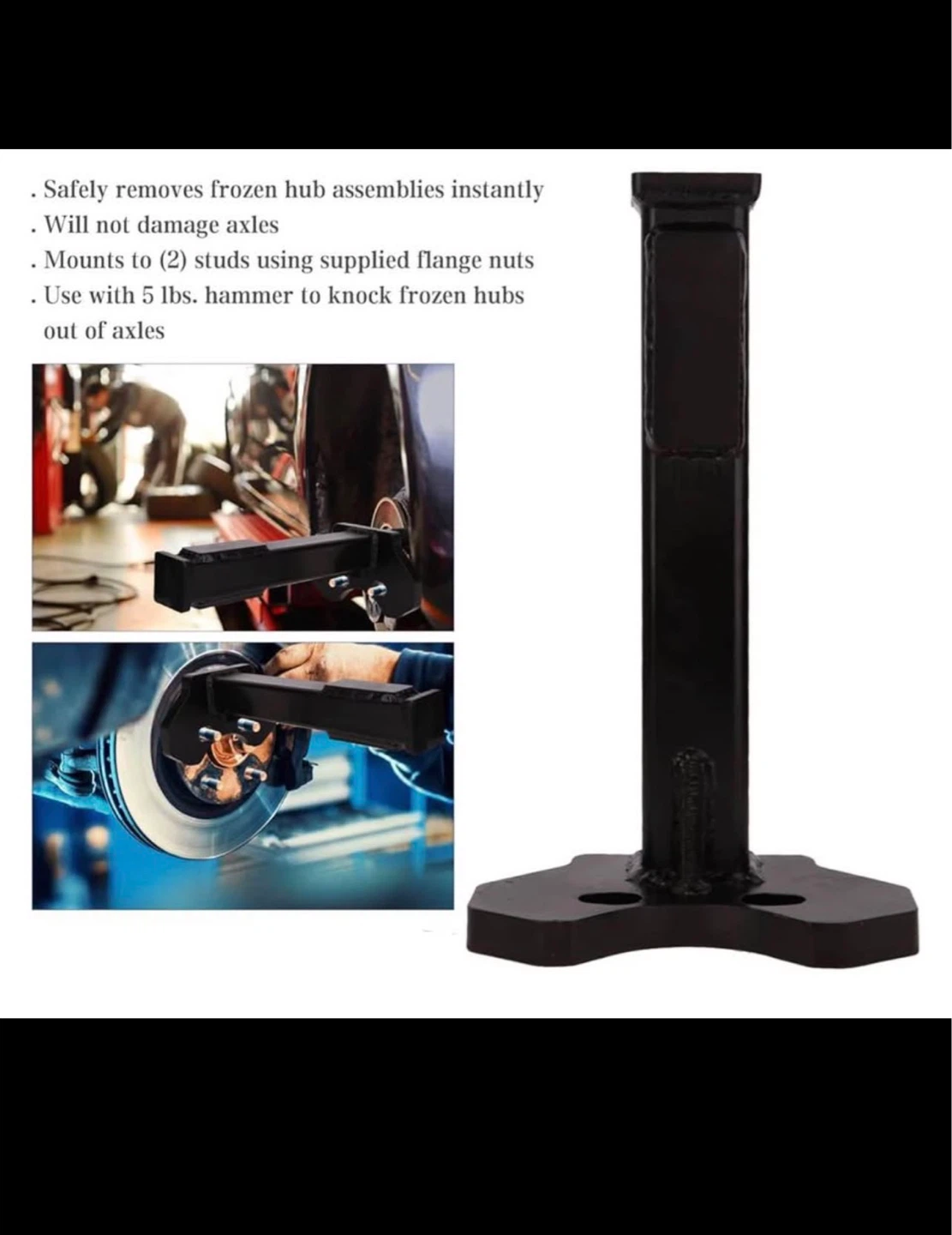 Universal Wheel Hub Removal Tool Kit