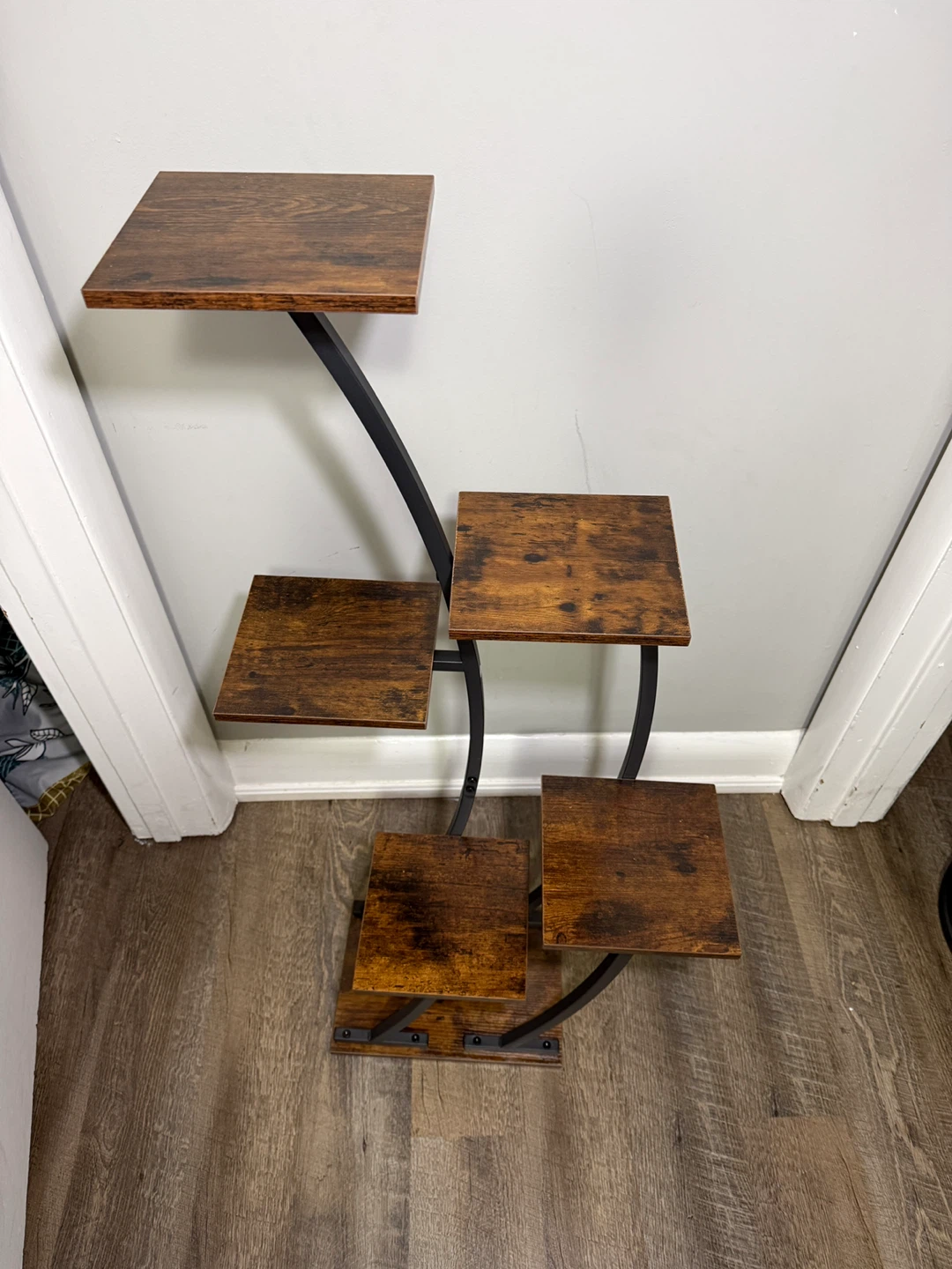 5-Tier Wood Plant Stand - photo 3