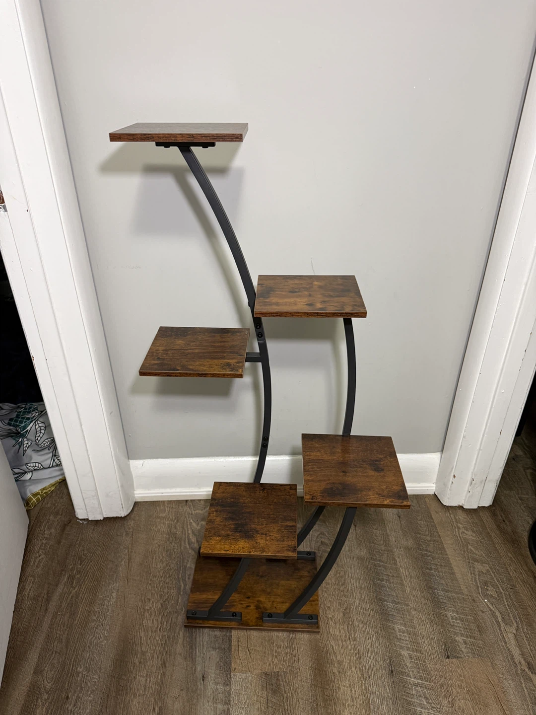5-Tier Wood Plant Stand