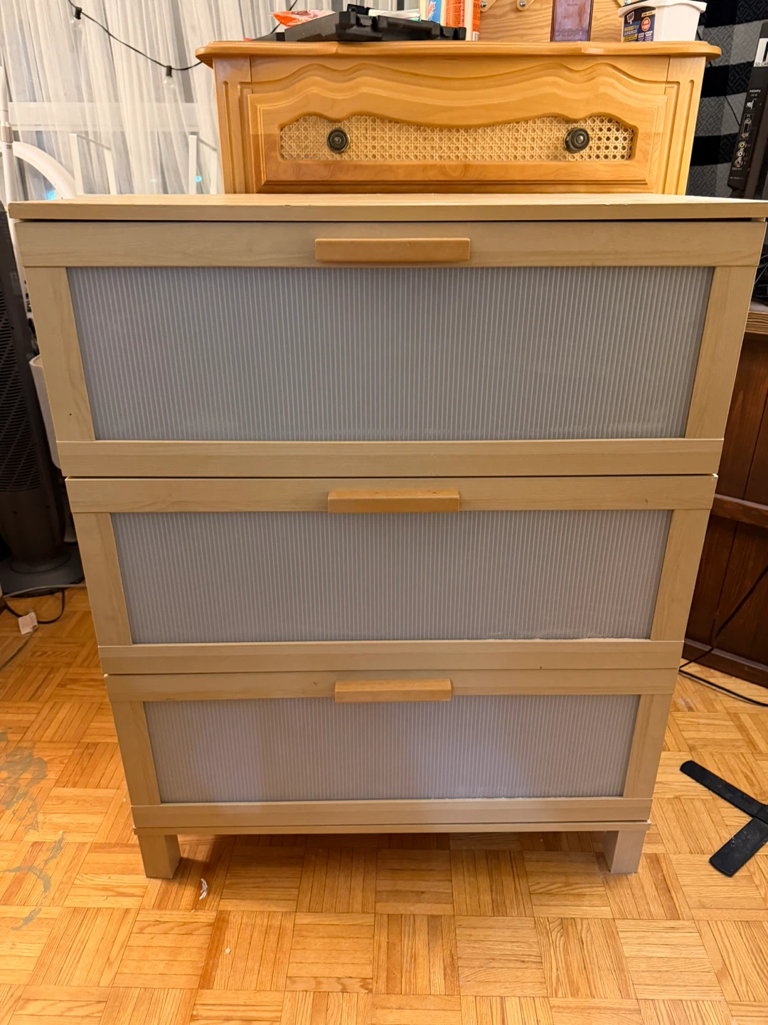 IKEA Aneboda 3-drawer chest in a birch finish