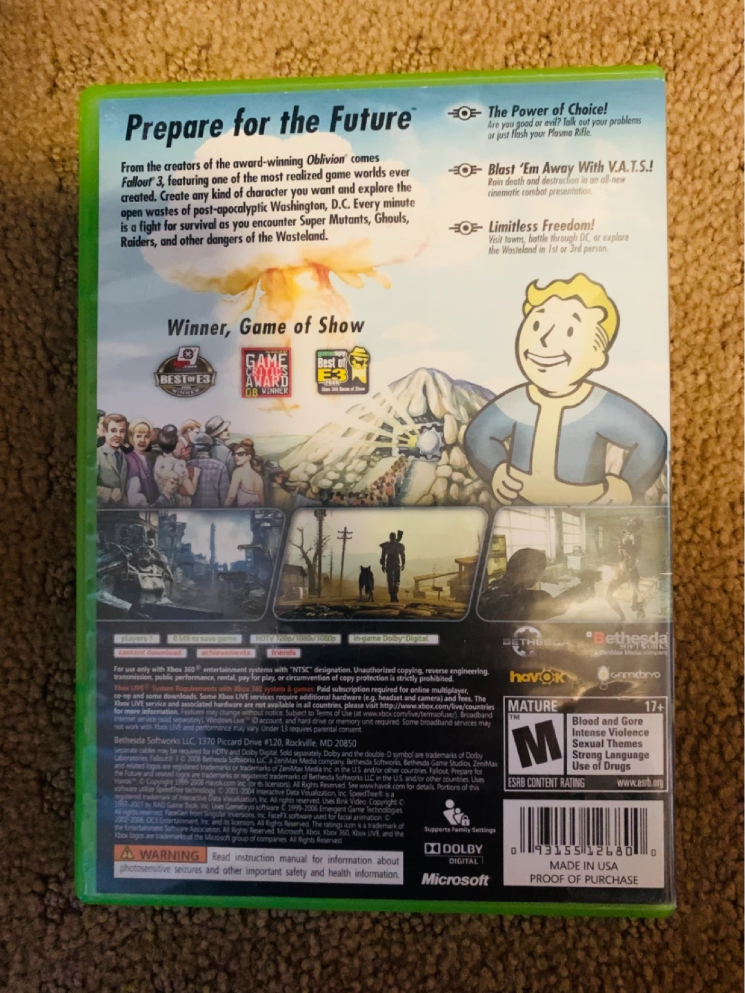 Fallout 3 xbox 360 - photo 3
