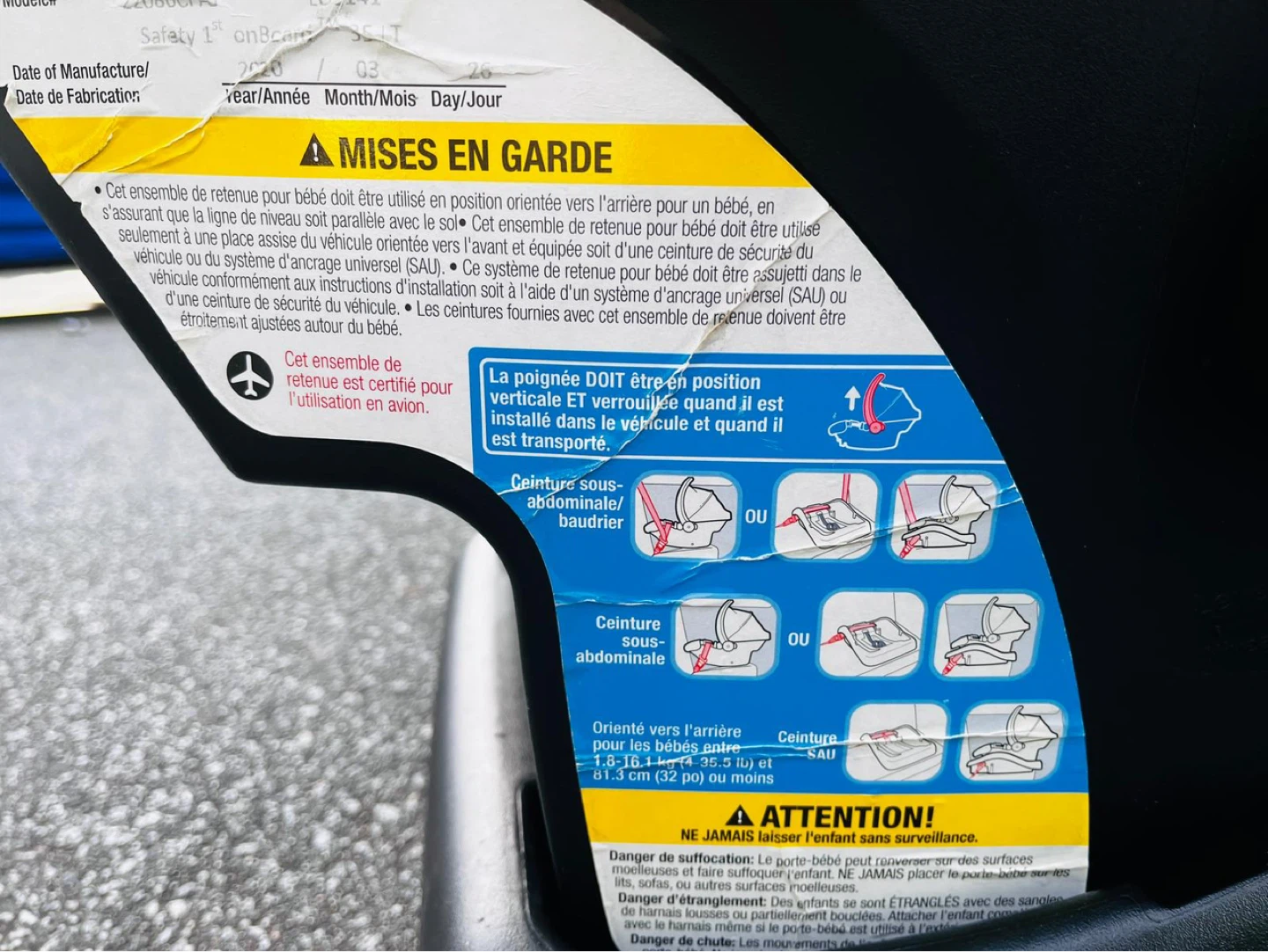 Safety 1st Infant Car Seat - photo 4